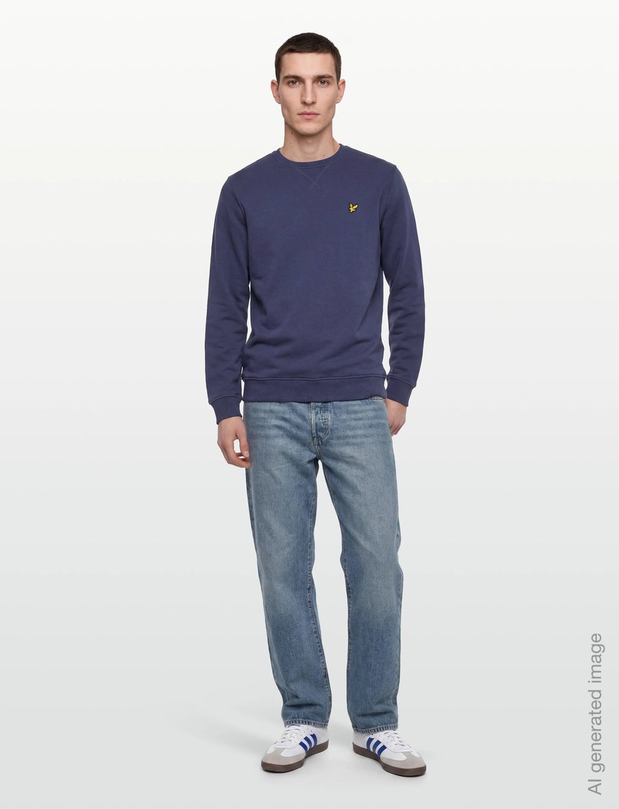 Lyle & Scott - Crew Neck Sweatshirt - sweatshirts - rich navy - 0