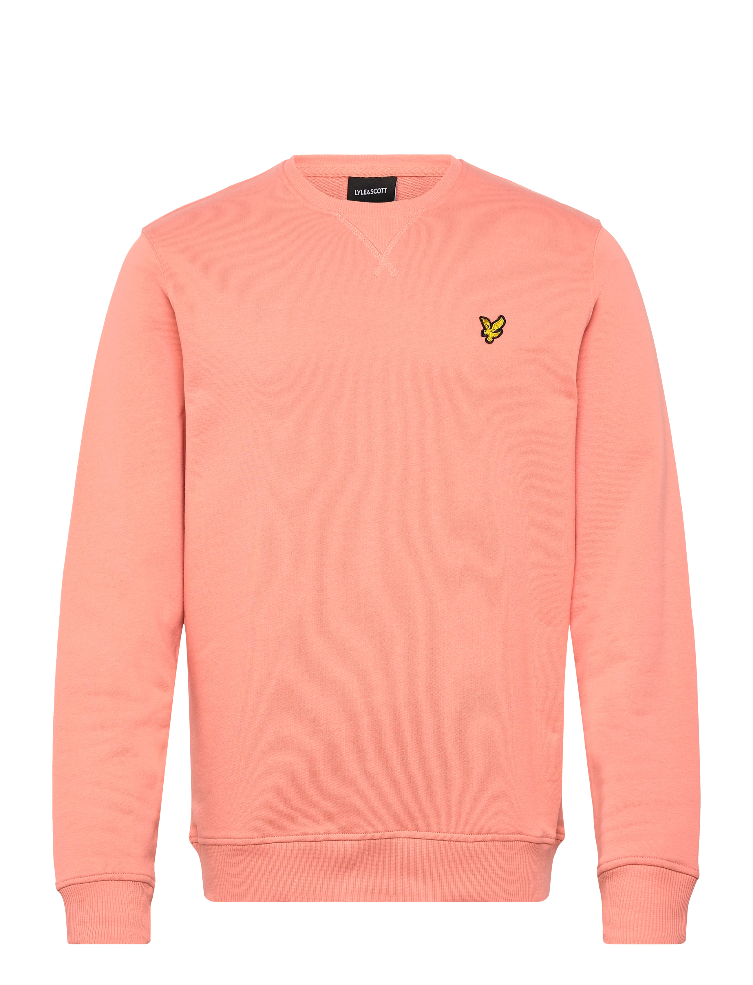 Lyle & Scott Crew Neck Sweatshirt - Lyle & Scott - TERRACOTTA POT / coral