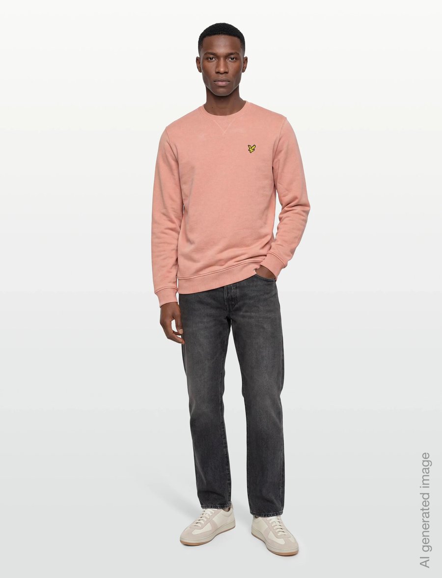 Lyle & Scott - Crew Neck Sweatshirt - sweatshirts - terracotta pot - 0