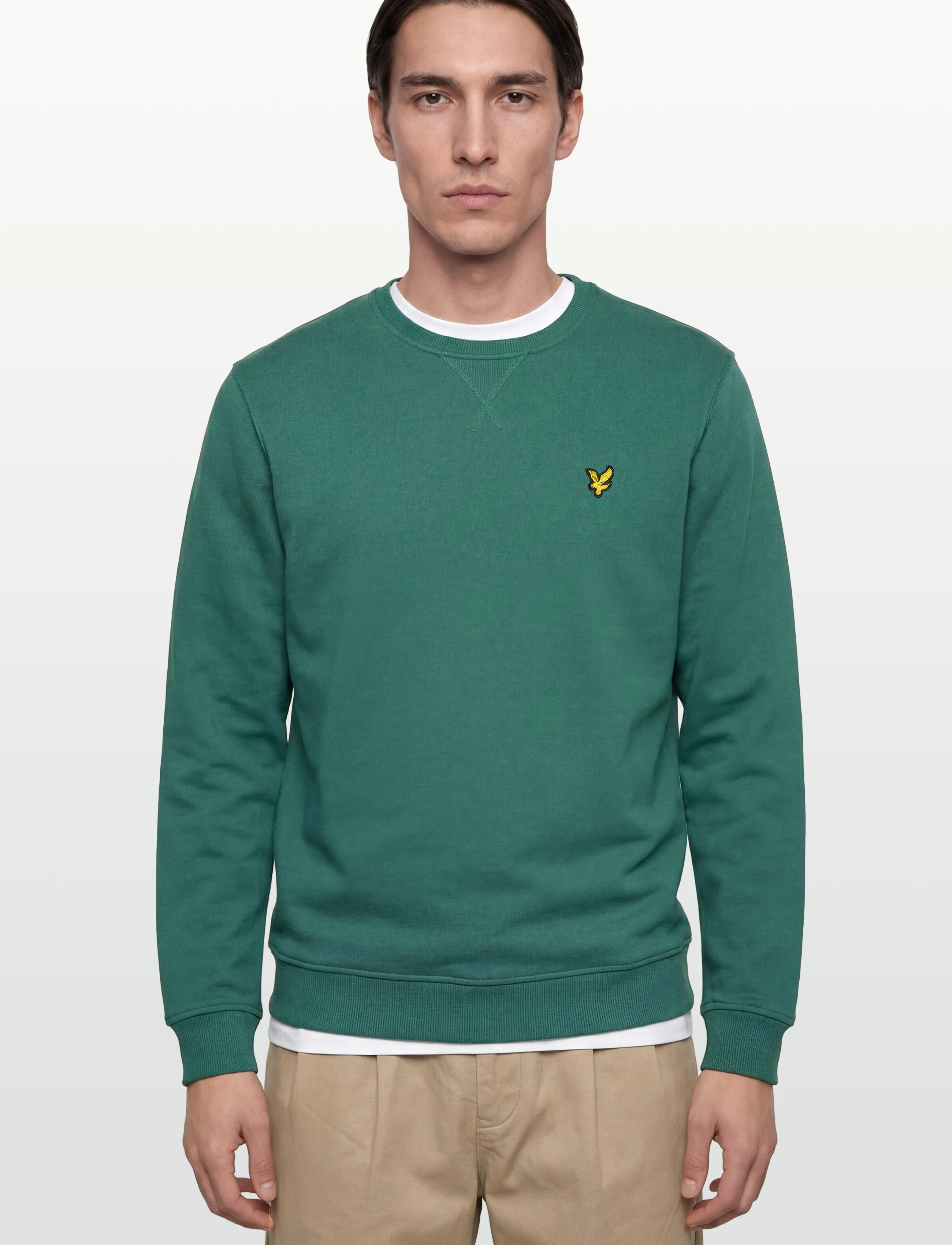 Lyle & Scott - Crew Neck Sweatshirt - vacation essentials - w130 everglade - 3