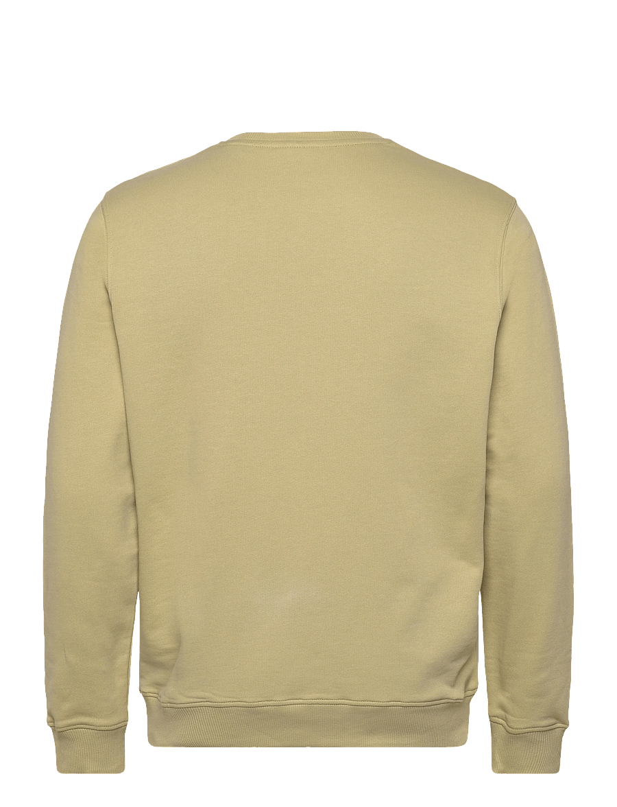 Lyle & Scott - Crew Neck Sweatshirt - dressipluusid - y119 herb green - 2