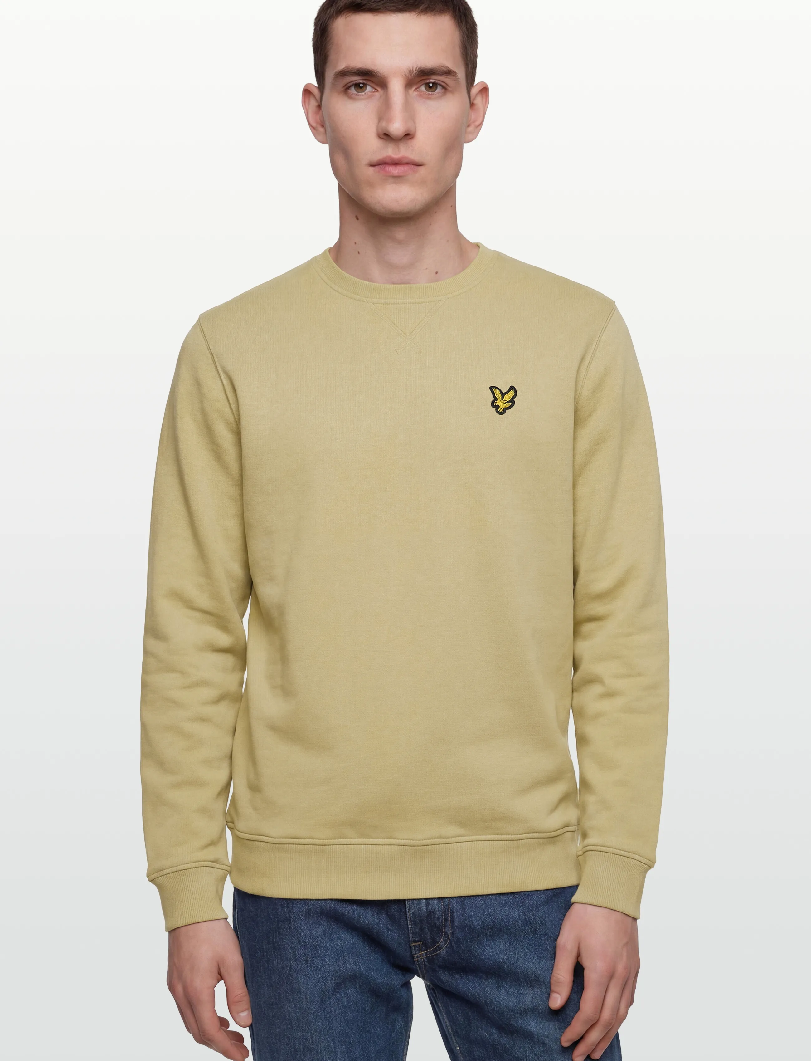 Lyle & Scott - Crew Neck Sweatshirt - sweatshirts - y119 herb green - 3
