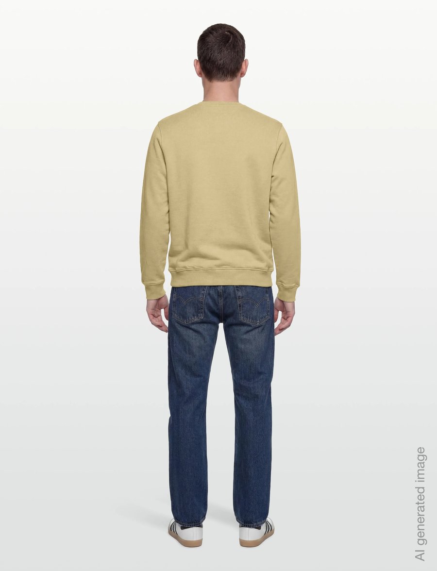 Lyle & Scott - Crew Neck Sweatshirt - dressipluusid - y119 herb green - 4