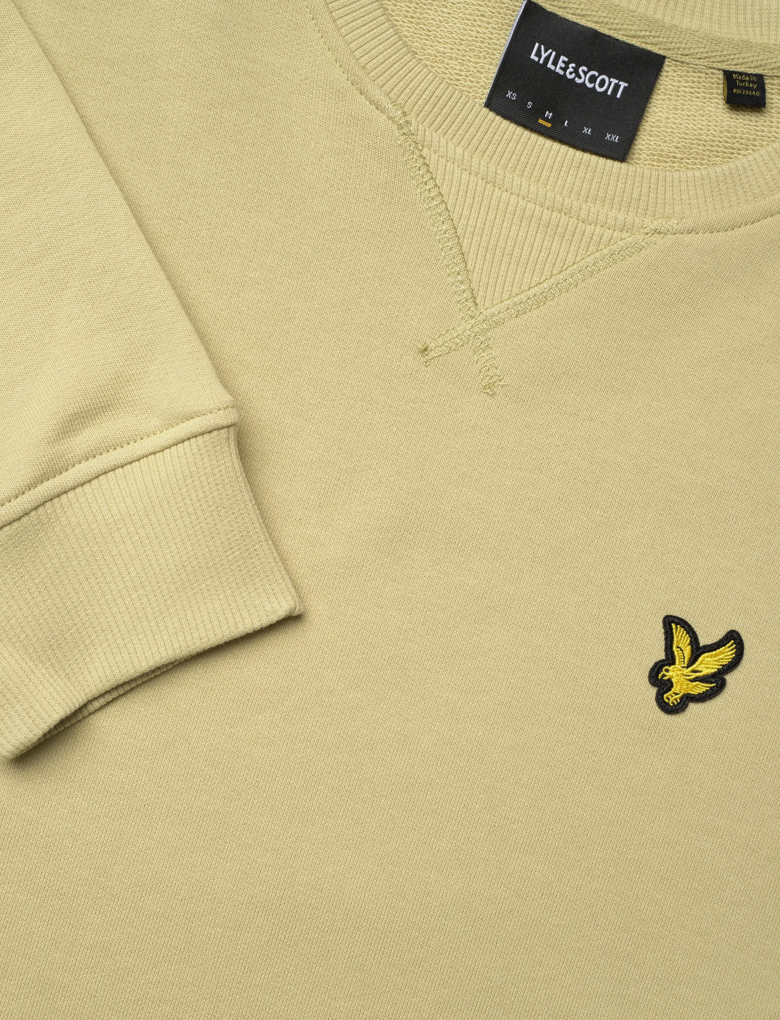 Lyle & Scott - Crew Neck Sweatshirt - sweatshirts - y119 herb green - 5
