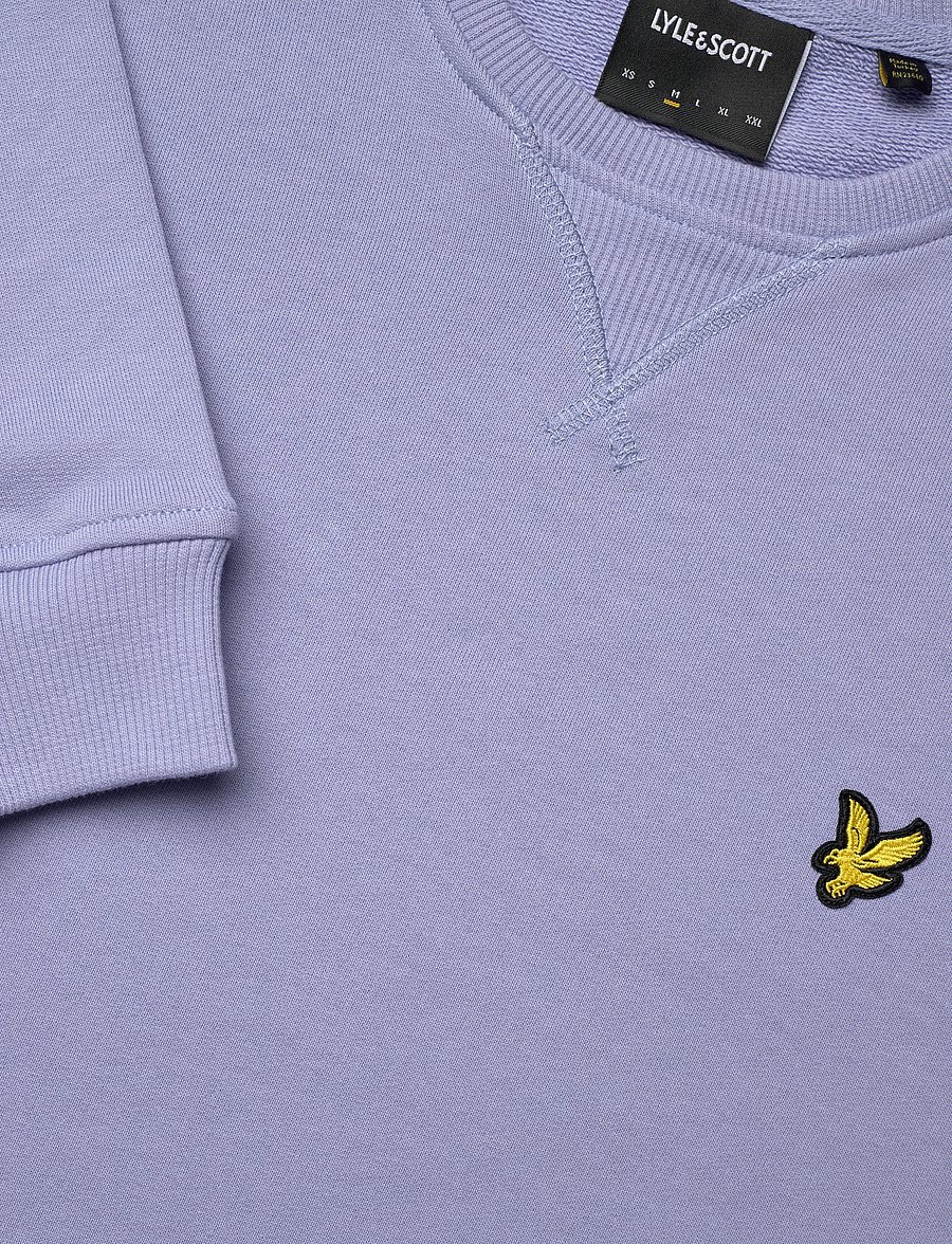 Lyle & Scott - Crew Neck Sweatshirt - sweatshirts - y128 bubble blue - 5