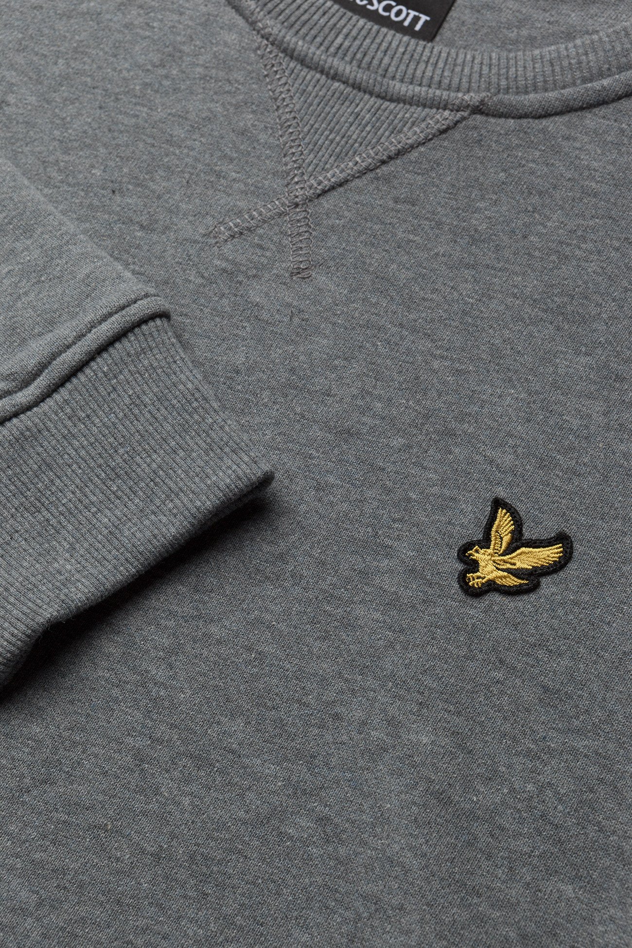 Lyle & Scott - Crew Neck Sweatshirt - mid grey marl - 2