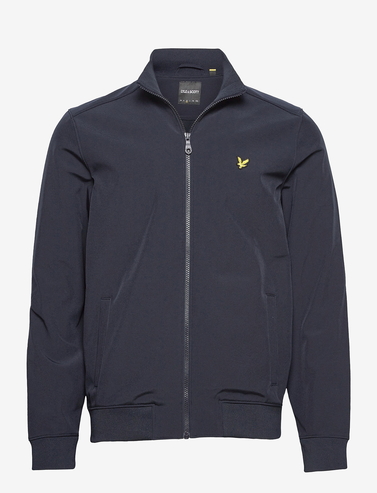 Lyle & Scott - Zip Through Funnel Neck Soft Shell Jacket - dark navy - 0