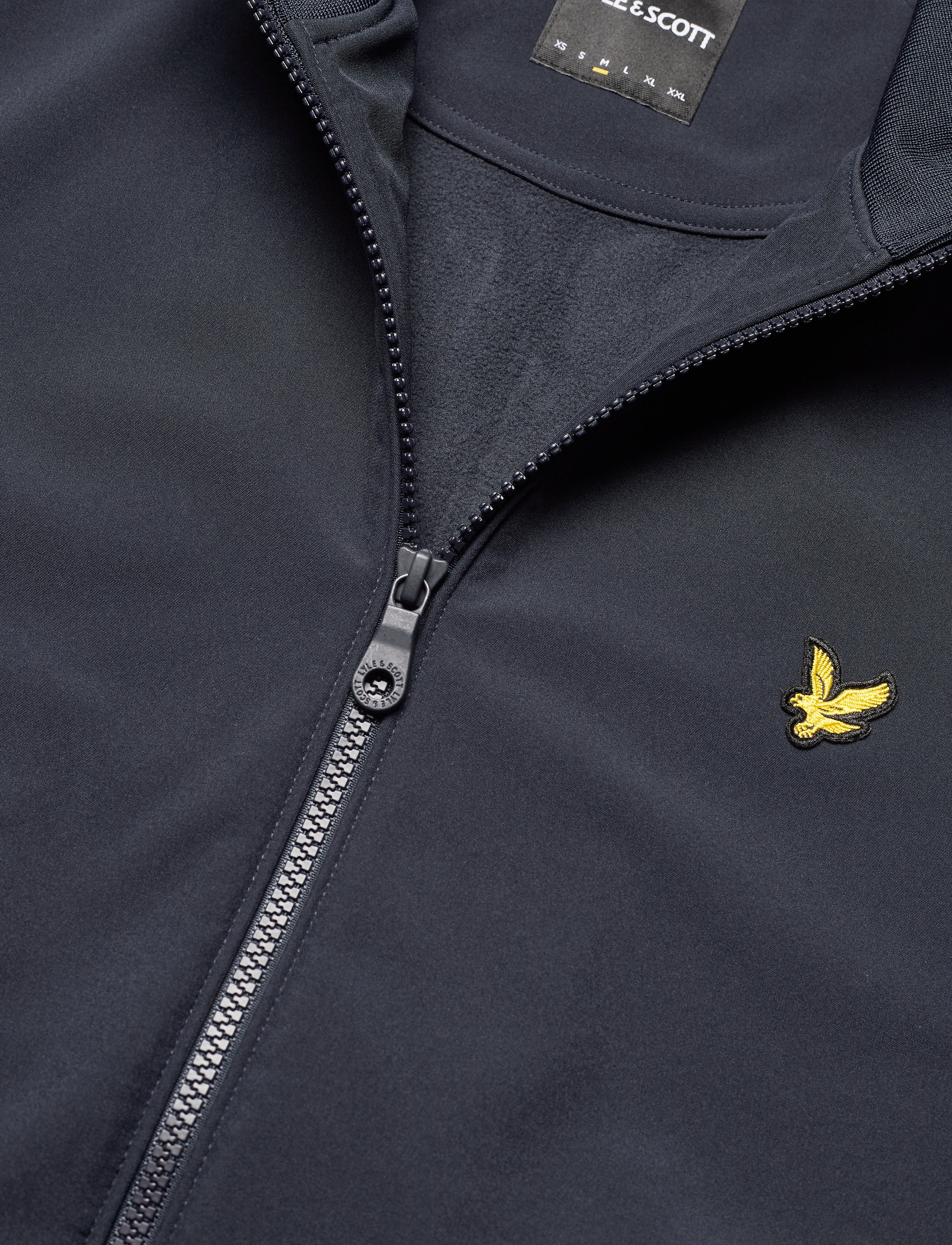 Lyle & Scott - Zip Through Funnel Neck Soft Shell Jacket - dark navy - 2