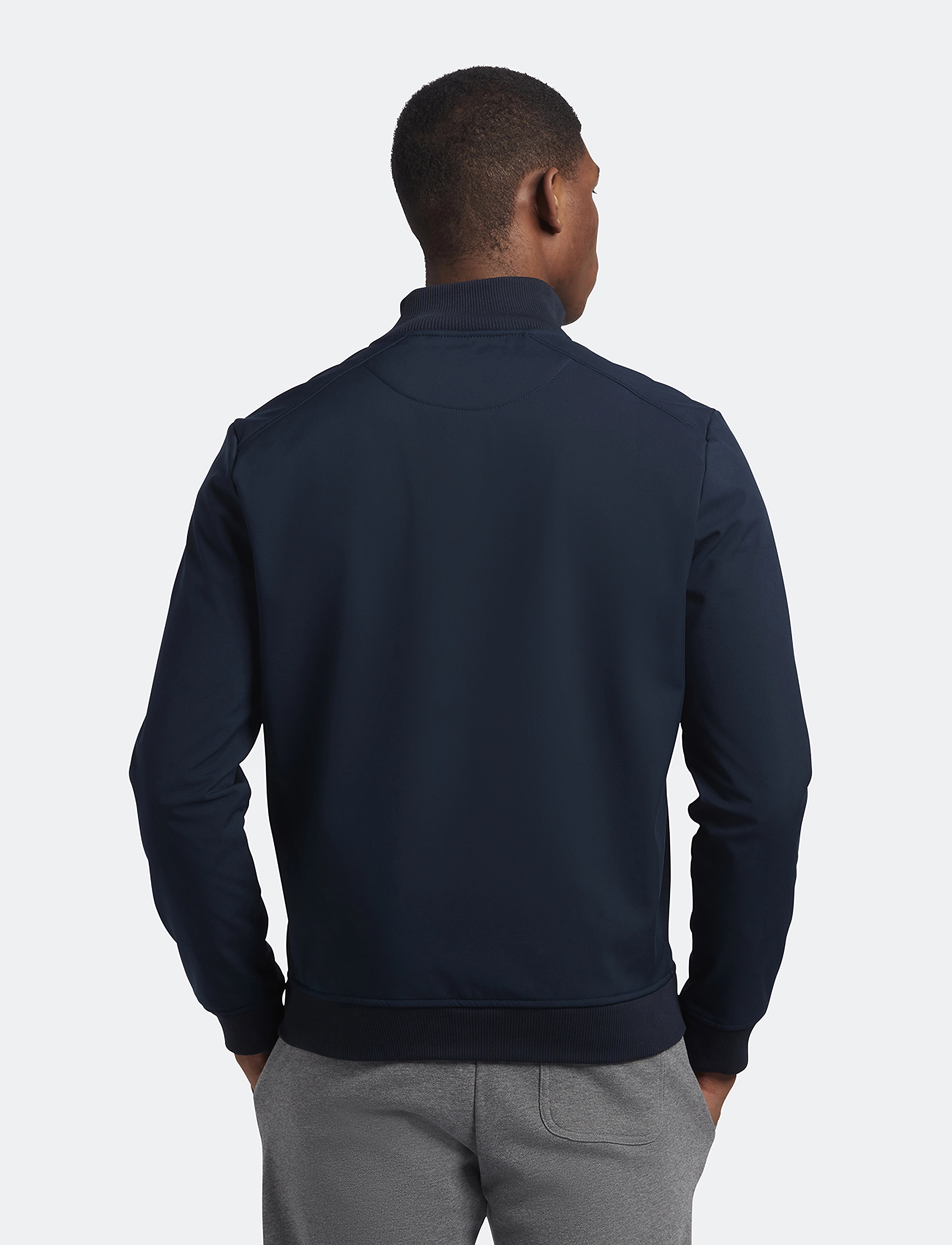 Lyle & Scott - Zip Through Funnel Neck Soft Shell Jacket - dark navy - 4
