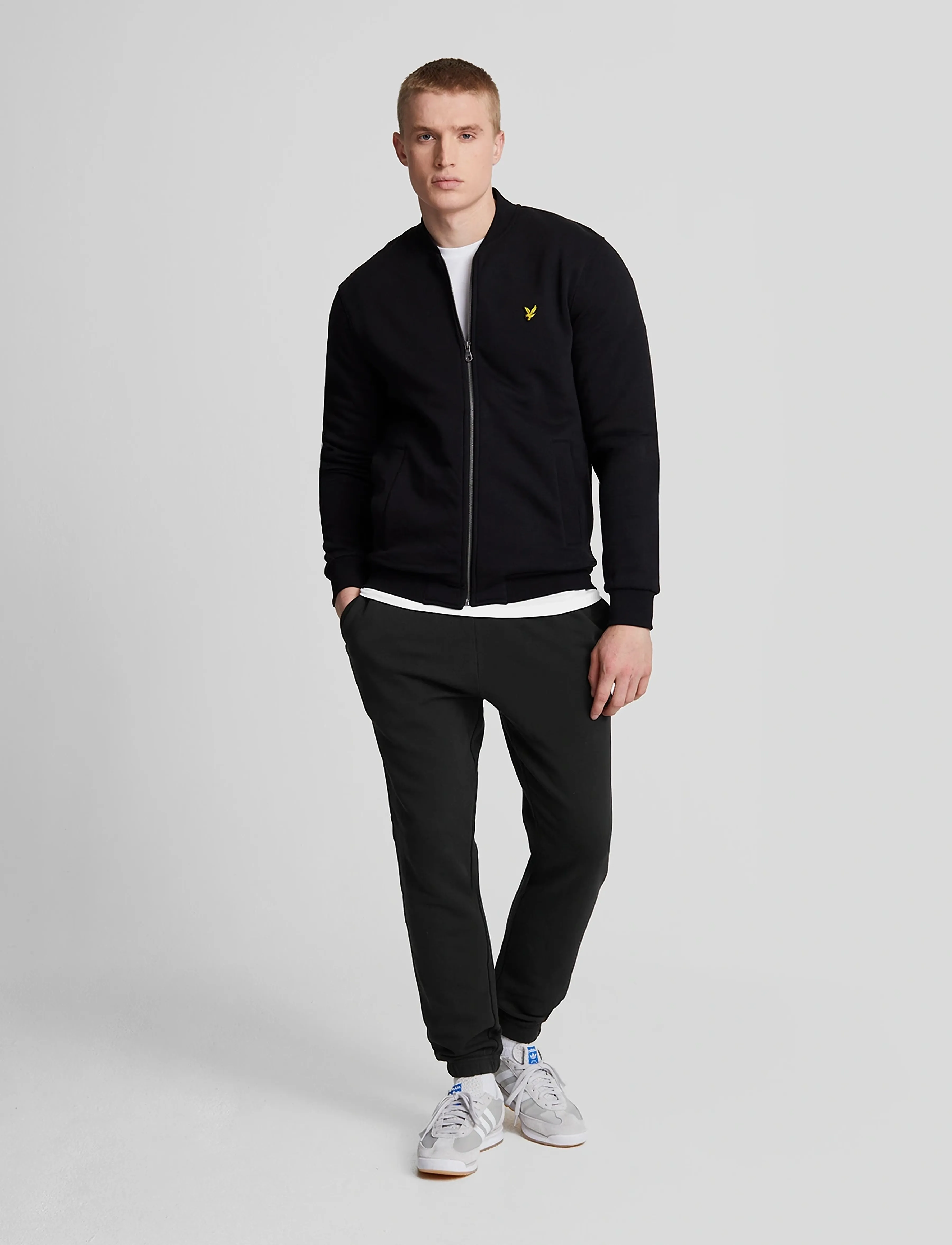 Lyle & Scott Slim Sweat Pant - Clothing - JET BLACK / black