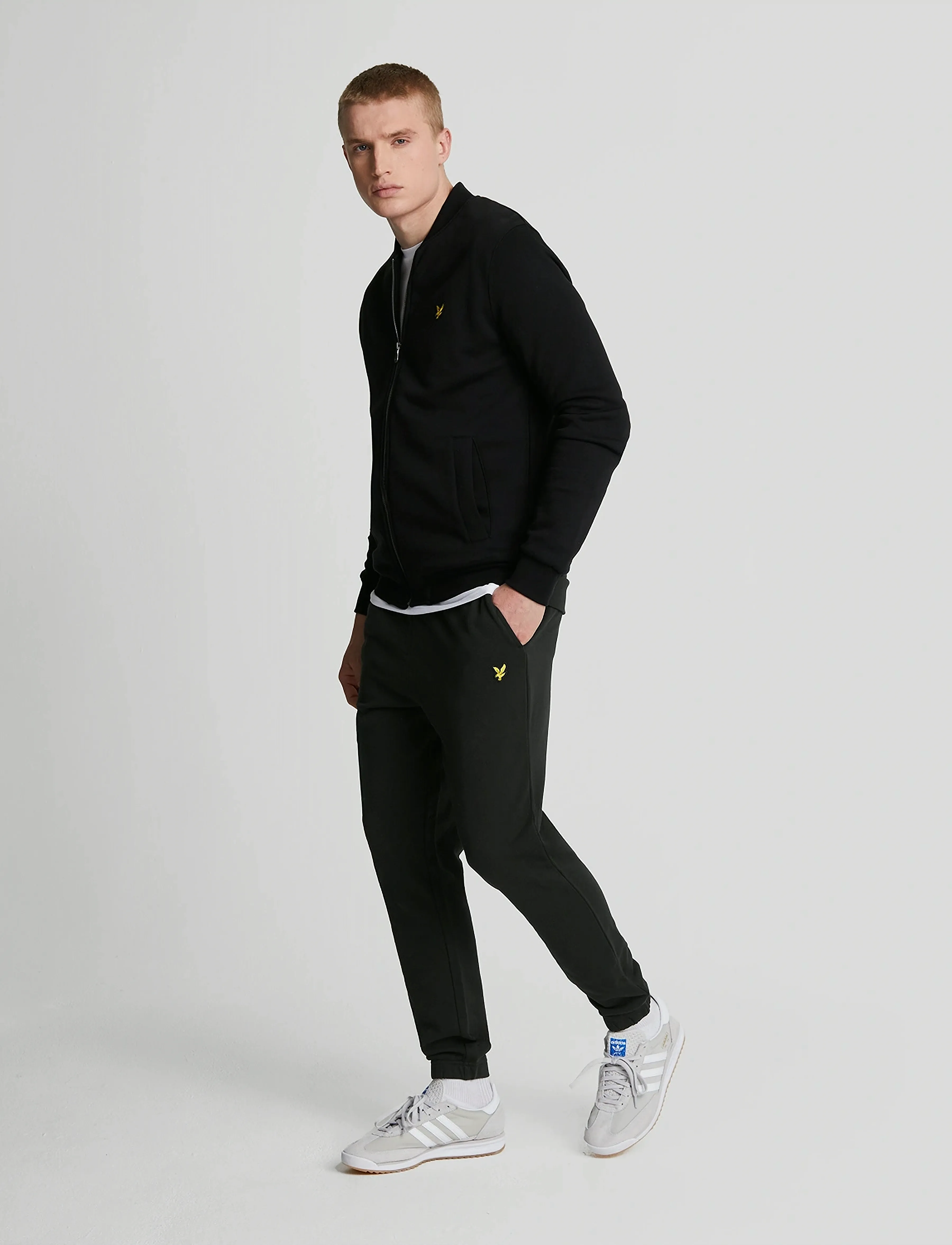 Lyle & Scott - Slim Sweat Pant - herren - jet black - 4