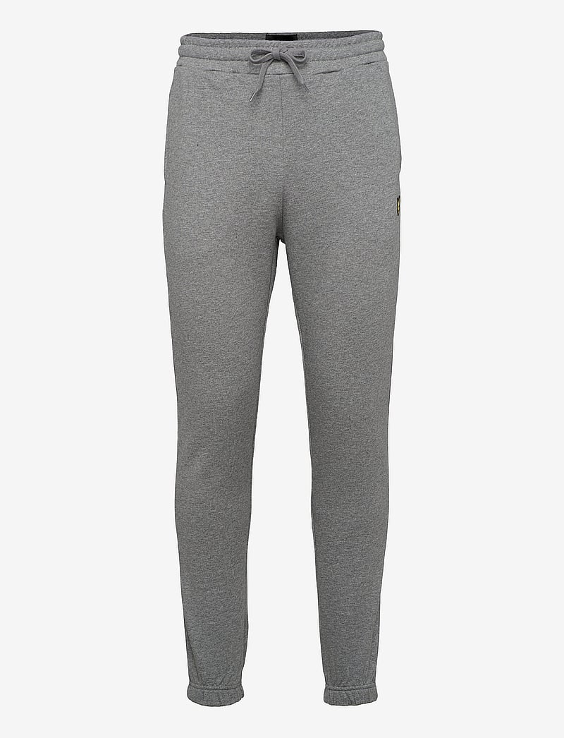 Lyle & Scott - Slim Sweat Pant - joggingbyxor - t28 mid grey marl - 1