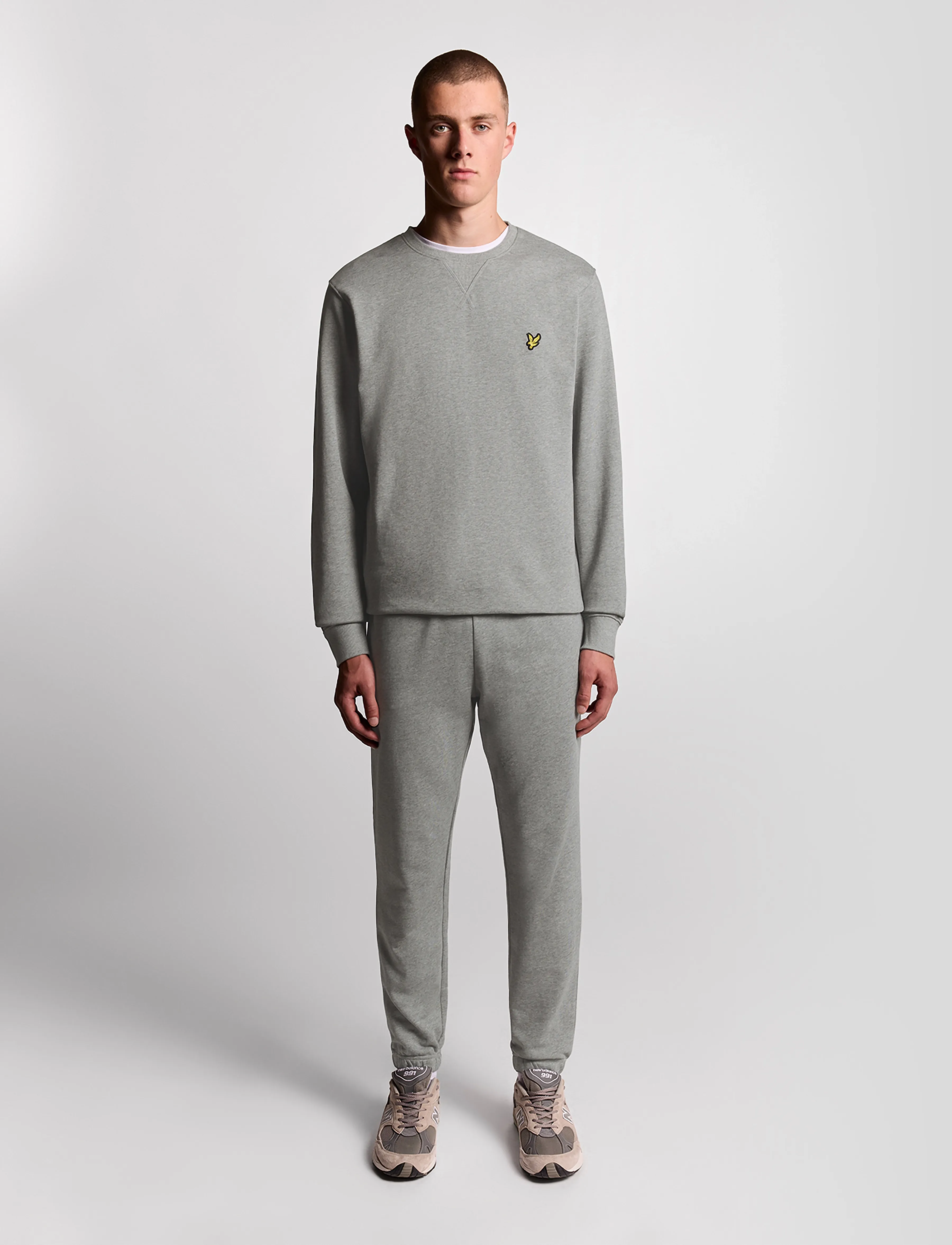 Lyle & Scott Slim Sweat Pant, S, Grey, Underdele > Joggingbukser, Herre
