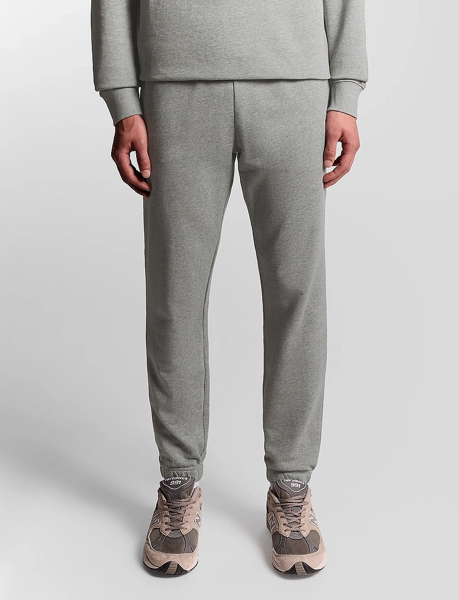 Lyle & Scott - Slim Sweat Pant - jogginghosen - t28 mid grey marl - 4