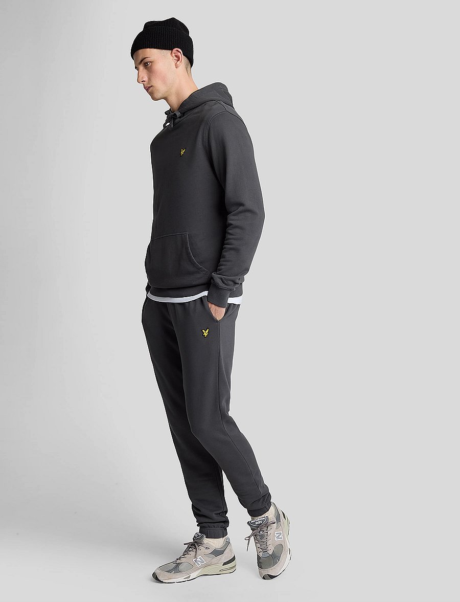 Lyle & Scott - Slim Sweat Pant - jogginghosen - w635 gunmetal - 4
