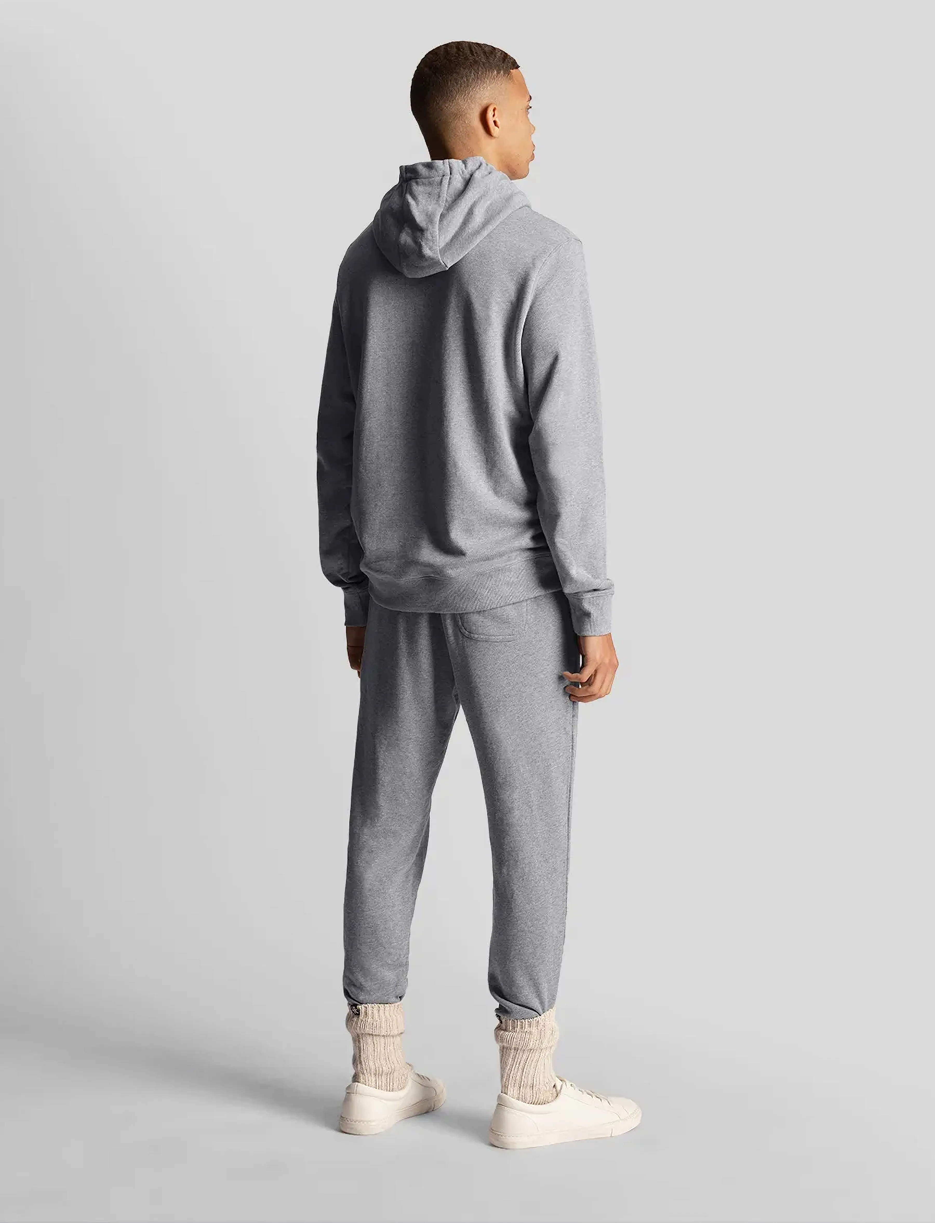 Lyle & Scott - Skinny Sweatpant - mænd - mid grey marl - 3