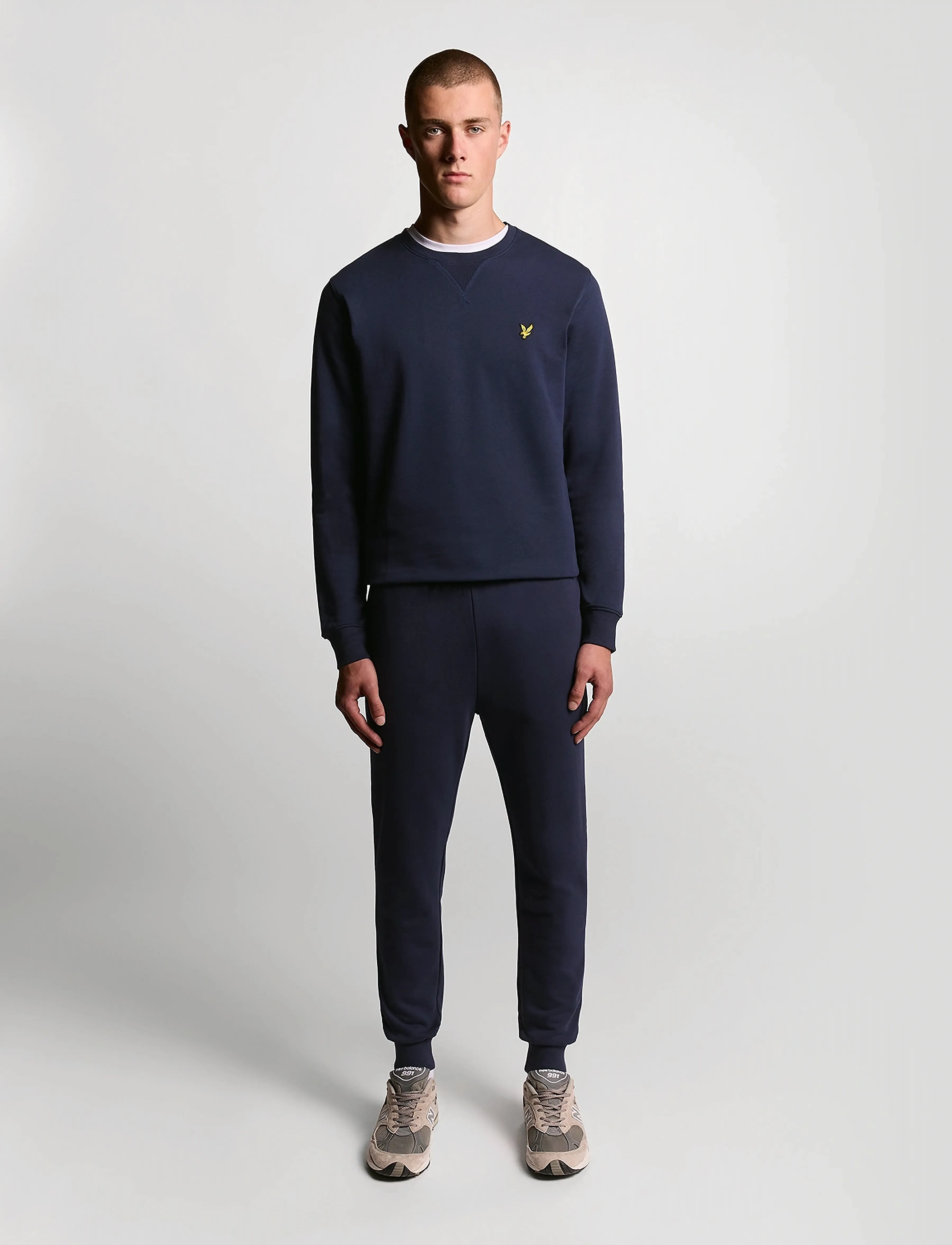 Lyle & Scott Skinny Sweatpant, Mænd, Skinny Sweatpants, Blå, Str: XS