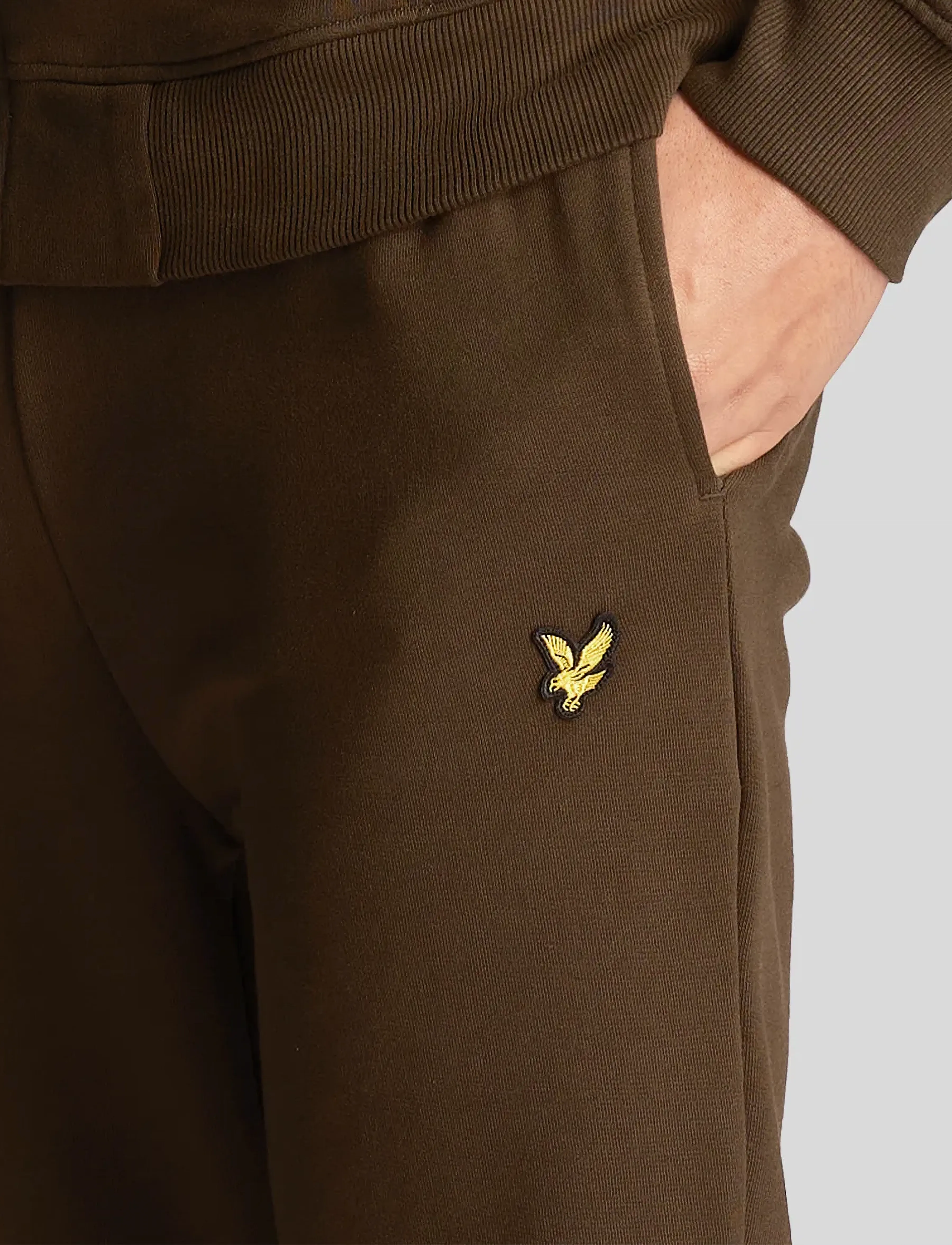 Lyle & Scott - Skinny Sweatpant - mænd - olive - 5