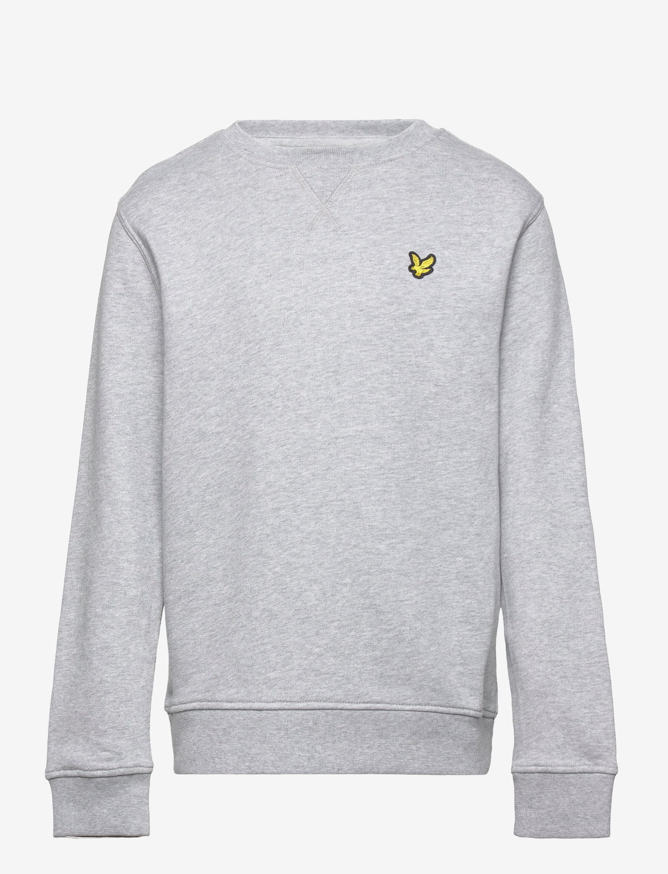 Lyle & Scott - Crew Neck Sweatshirt - autumn clothing - d24 light grey marl - 0