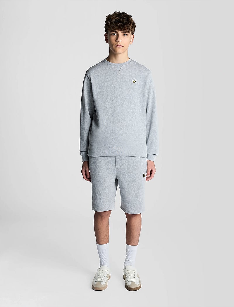 Lyle & Scott - Crew Neck Sweatshirt - dressipluusid - d24 light grey marl - 3