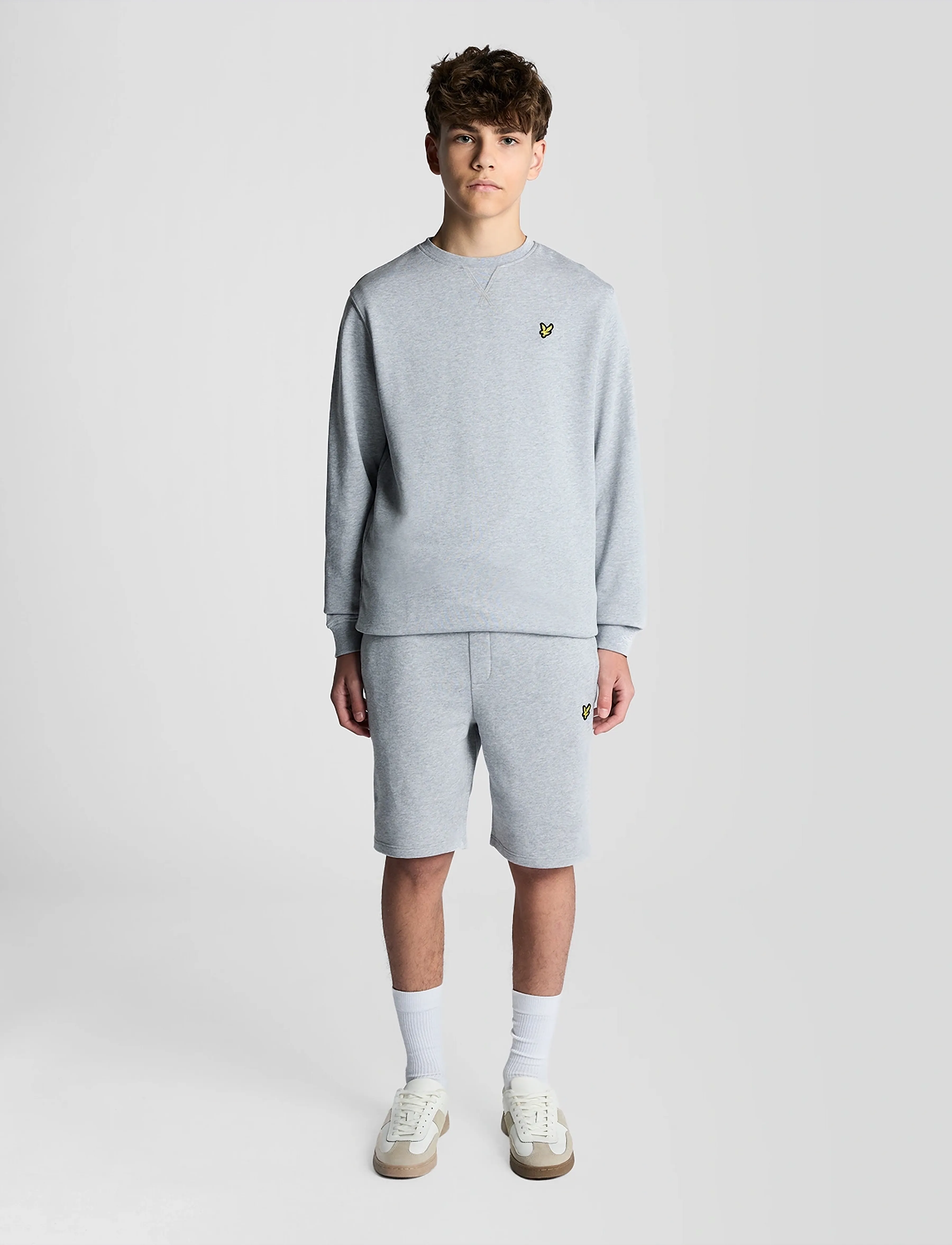 Lyle & Scott - Crew Neck Sweatshirt - sweatshirts - d24 light grey marl - 3