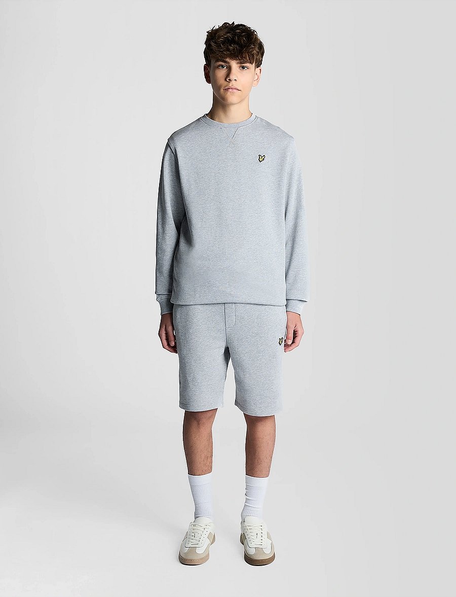 Lyle & Scott - Crew Neck Sweatshirt - sweatshirts - d24 light grey marl - 3