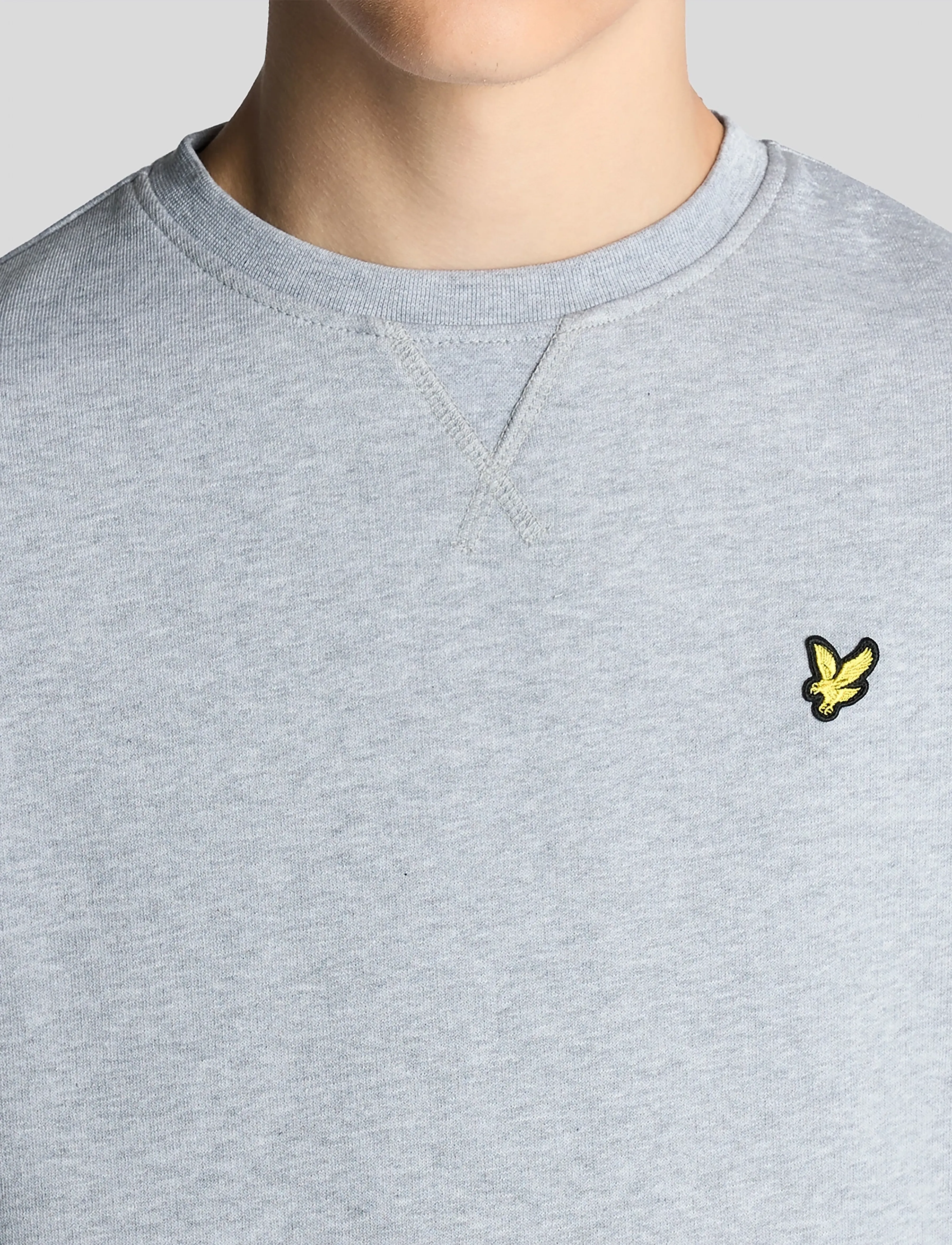 Lyle & Scott - Crew Neck Sweatshirt - sweatshirts - d24 light grey marl - 5