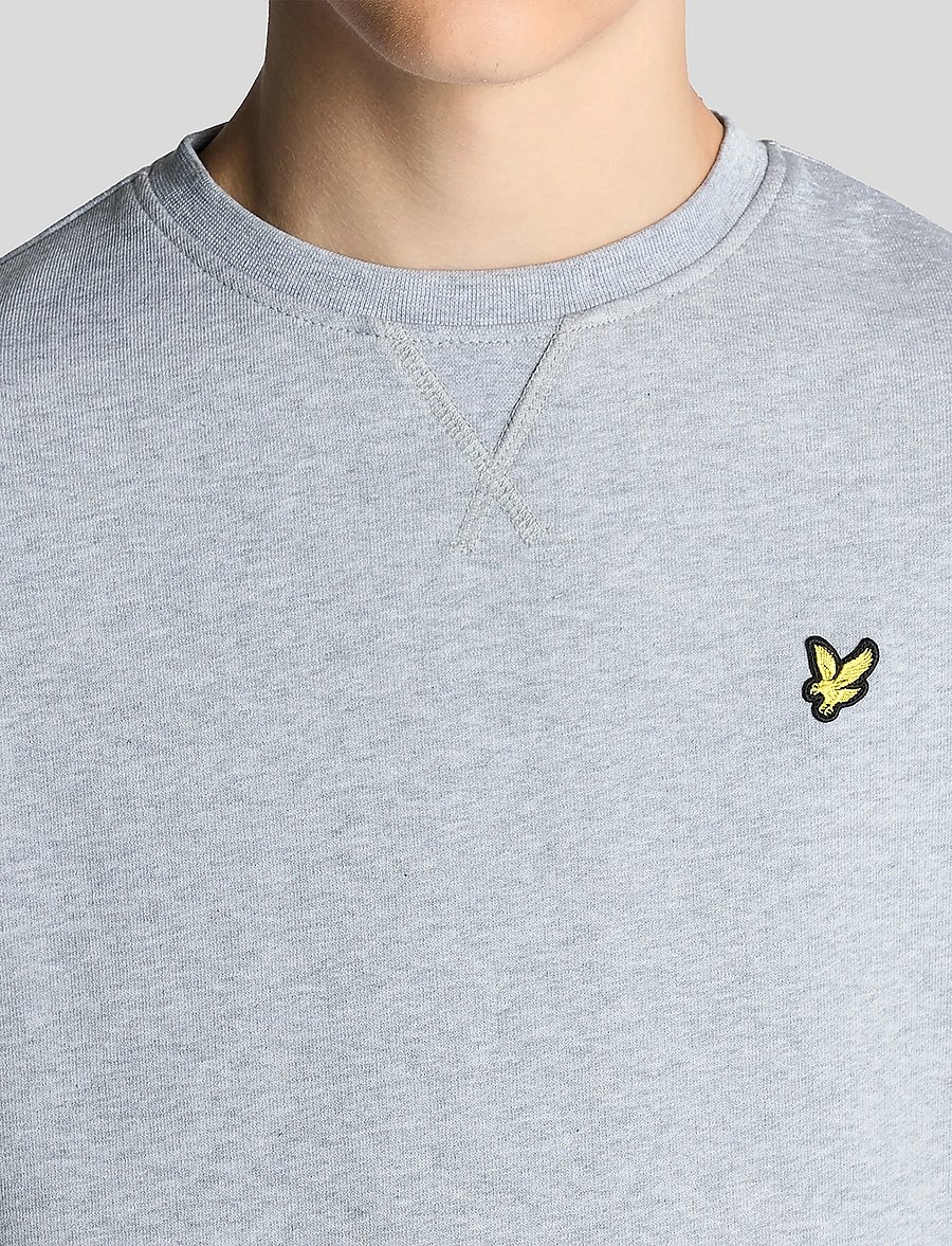 Lyle & Scott - Crew Neck Sweatshirt - sweatshirts - d24 light grey marl - 5