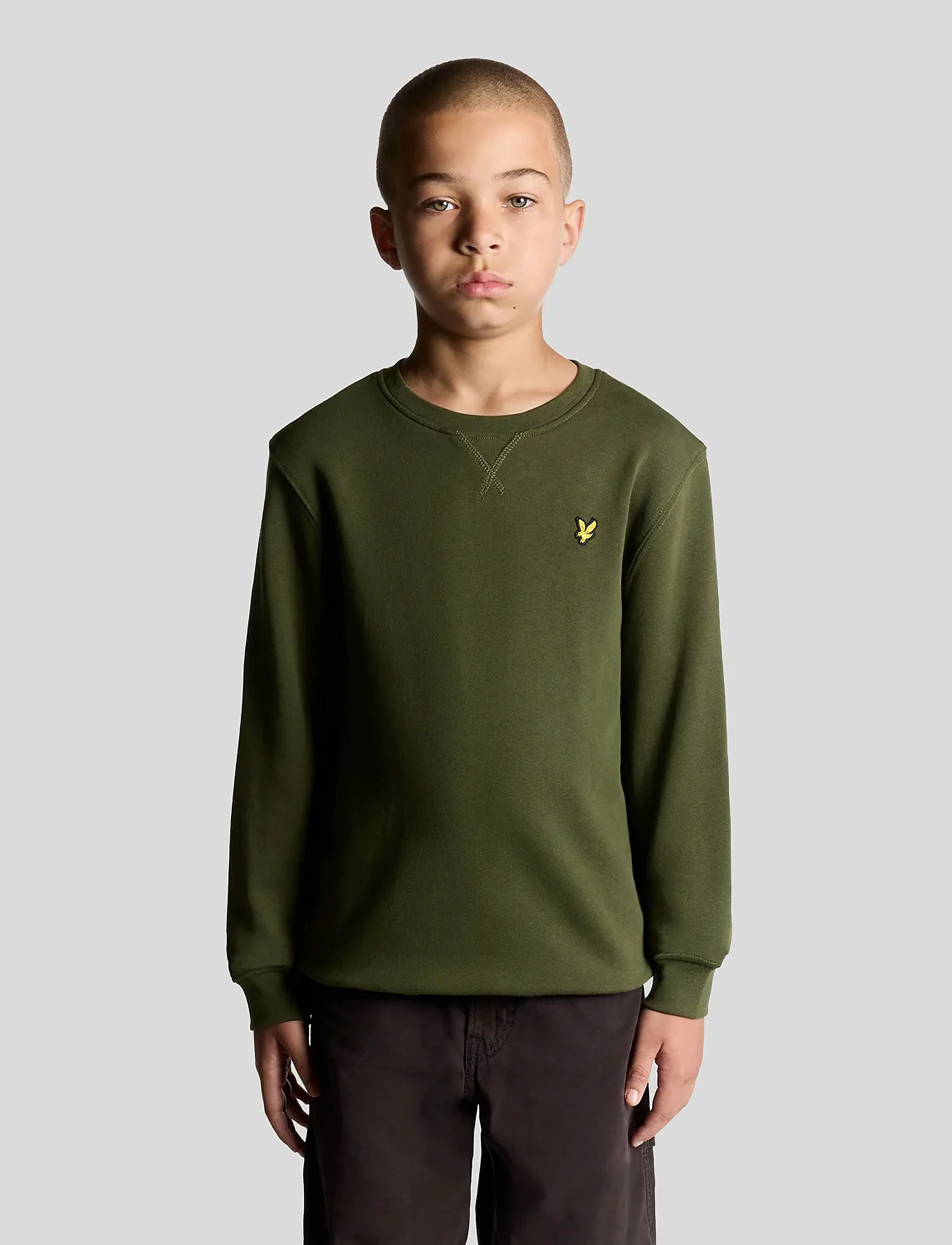 Lyle & Scott Crew Neck Sweatshirt - Sweatshirts & Kapuzenpullover - X848 DEEP DEPTHS / khaki/green