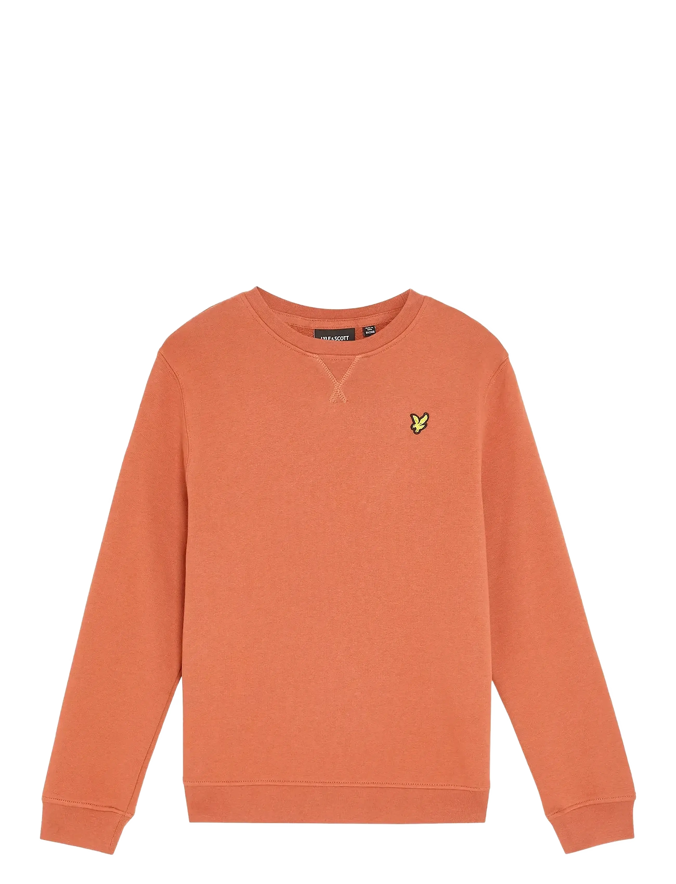Lyle & Scott Crew Neck Sweatshirt, 164-170, Sweatshirts Hoodies, Orange - Sweatshirts, Kinder