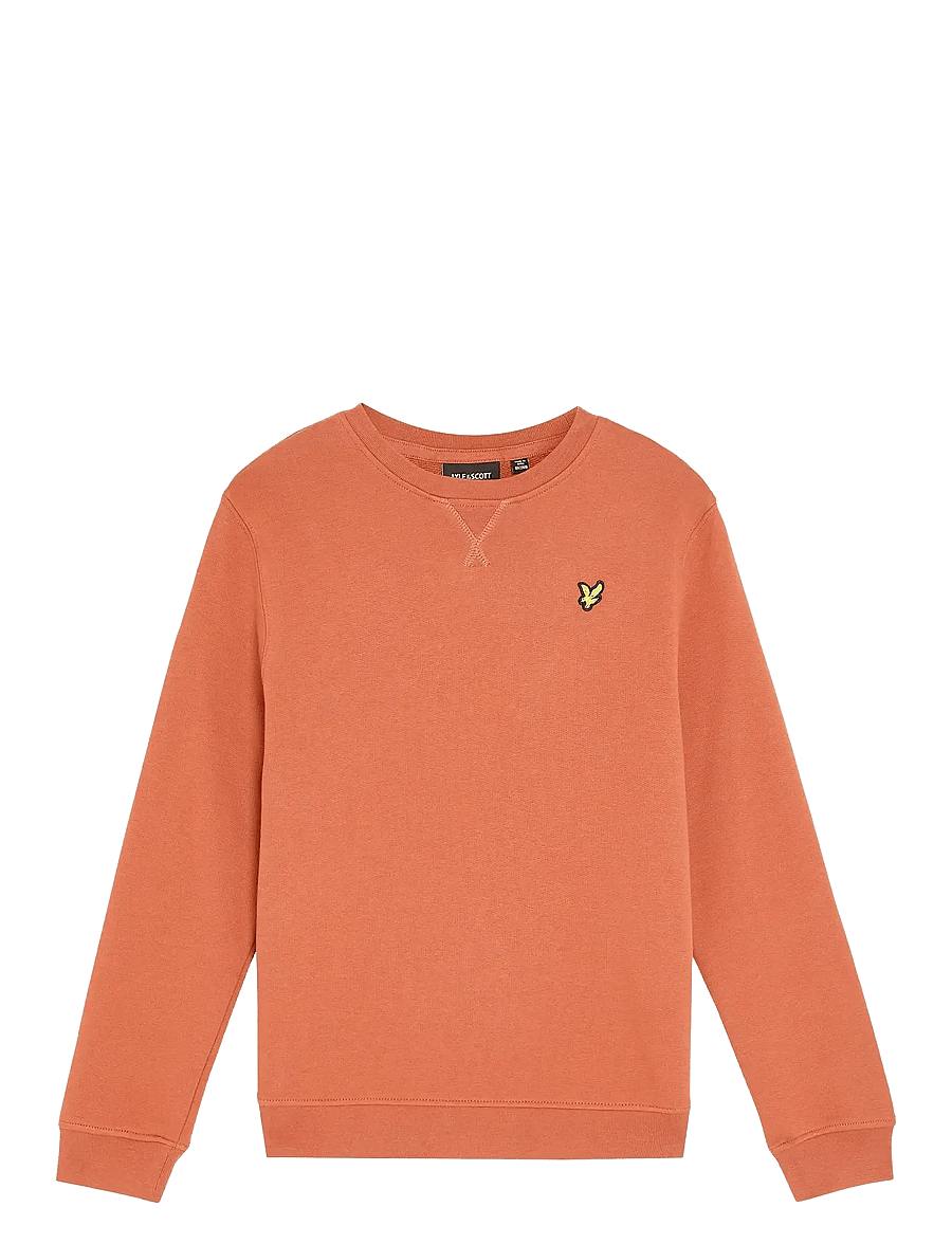 Lyle & Scott - Crew Neck Sweatshirt - sweatshirts - x850 brick - 0