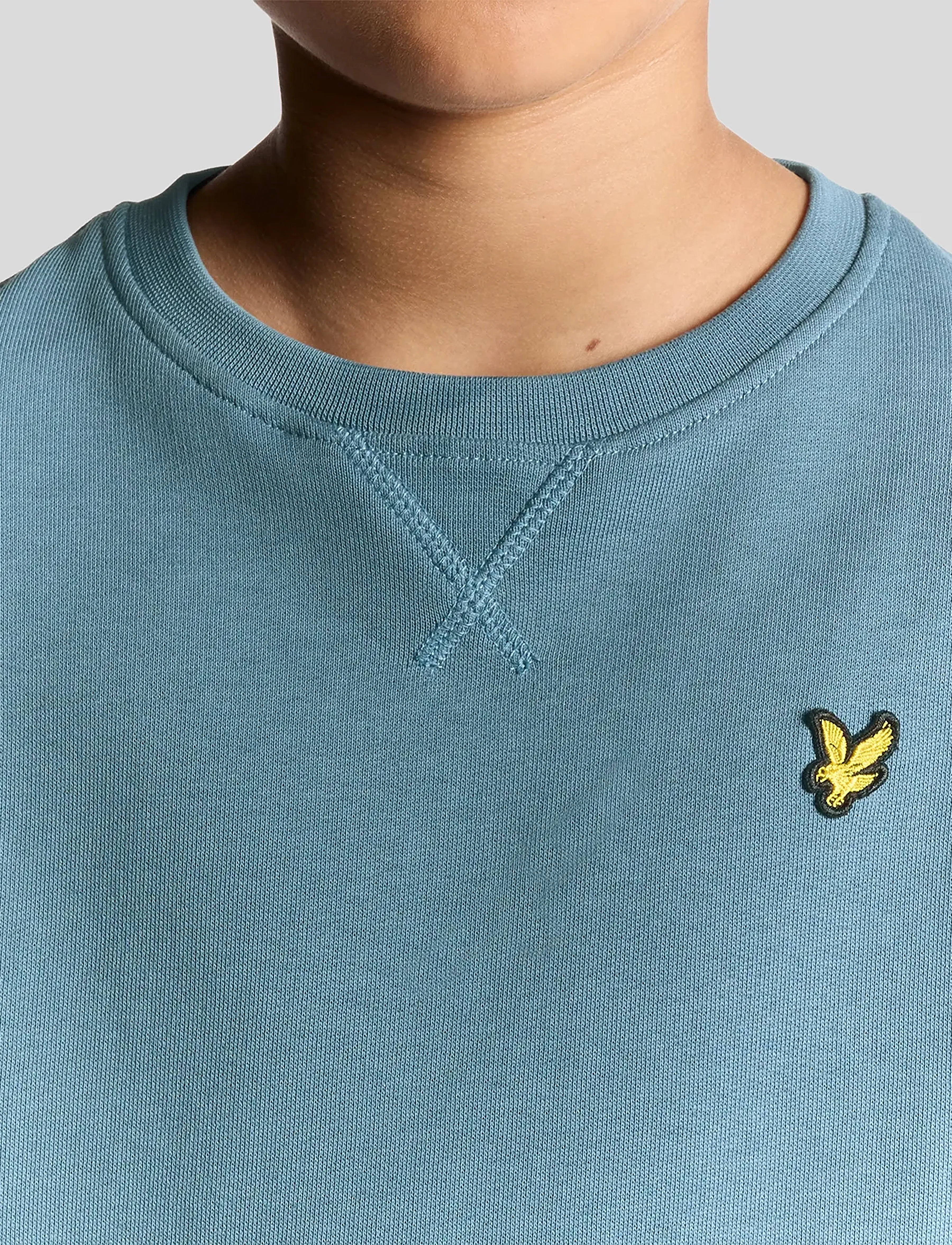 Lyle & Scott - Crew Neck Sweatshirt - sweatshirts - x861 ocean sky - 5