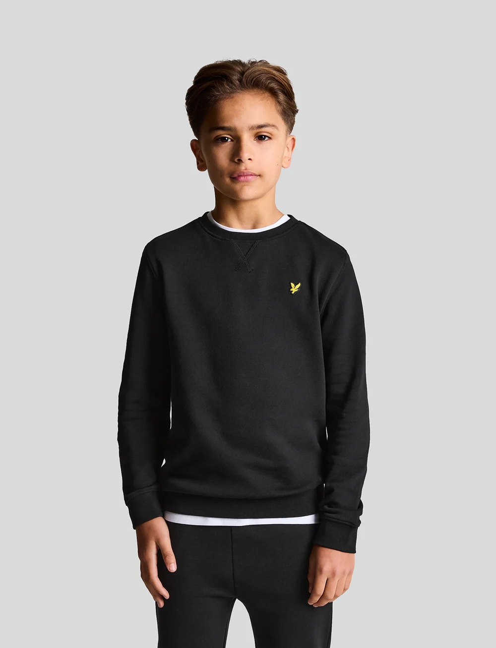 Lyle & Scott - Crew Neck Sweatshirt - sweatshirts - z865 jet black - 0