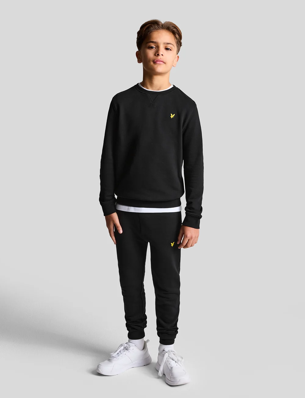 Lyle & Scott - Crew Neck Sweatshirt - sweatshirts - z865 jet black - 3