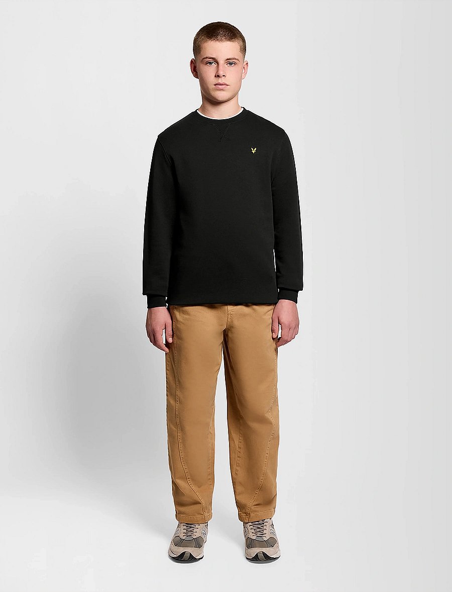 Lyle & Scott - Crew Neck Sweatshirt - sweatshirts - z865 jet black - 3