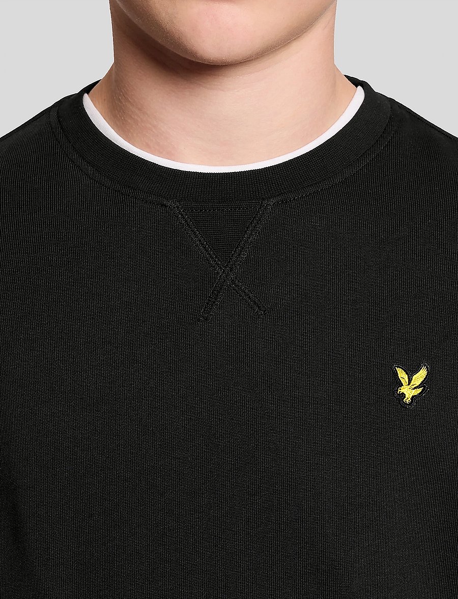 Lyle & Scott - Crew Neck Sweatshirt - sweatshirts - z865 jet black - 5