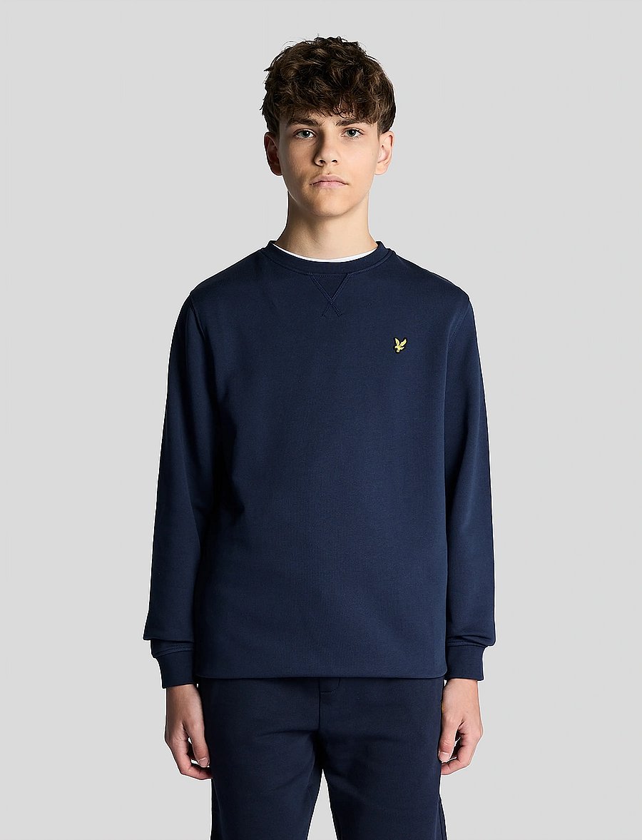 Lyle & Scott - Crew Neck Sweatshirt - dressipluusid - z99 navy - 0
