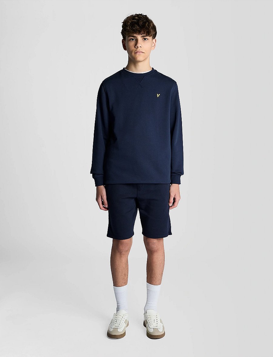 Lyle & Scott - Crew Neck Sweatshirt - dressipluusid - z99 navy - 3