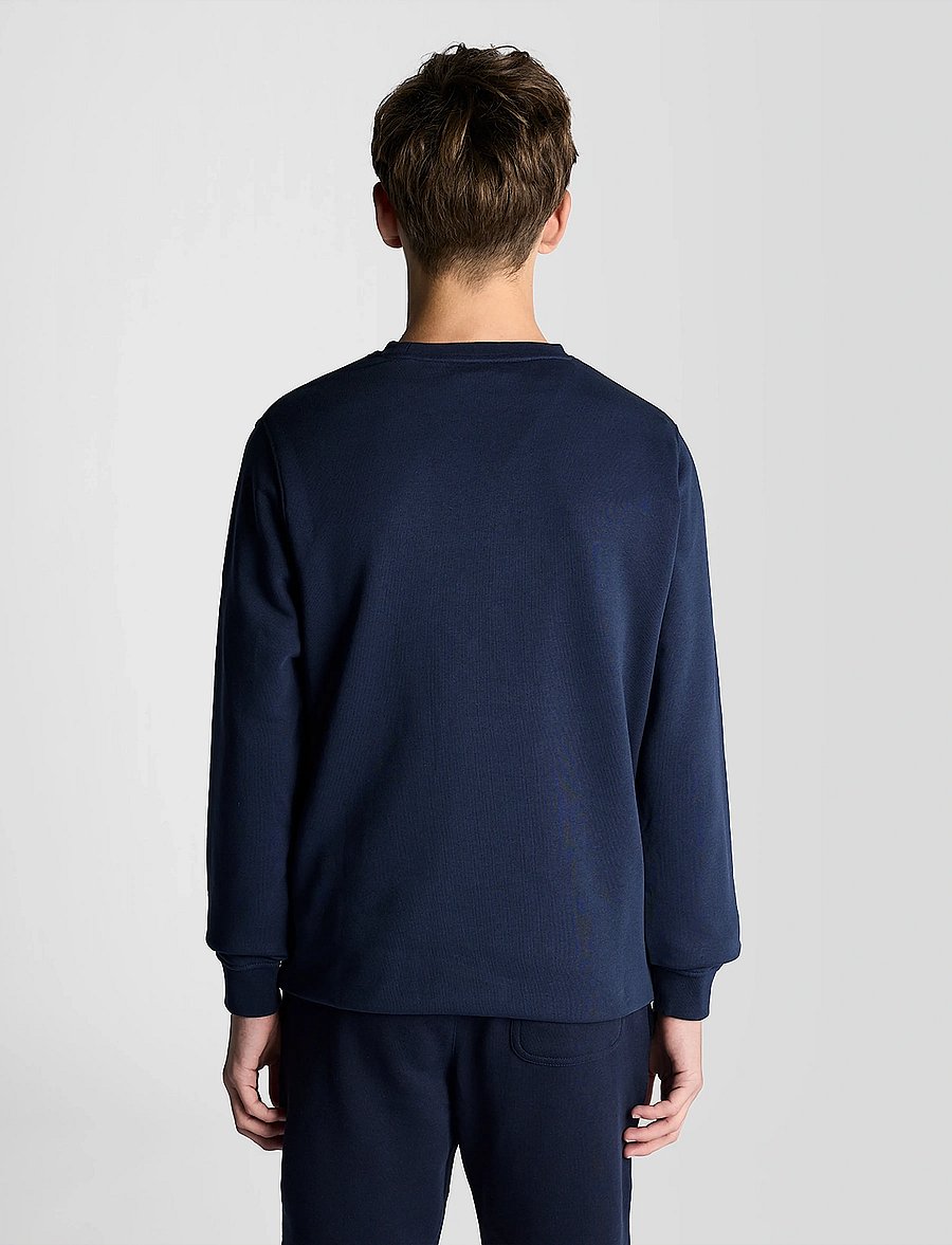 Lyle & Scott - Crew Neck Sweatshirt - dressipluusid - z99 navy - 4