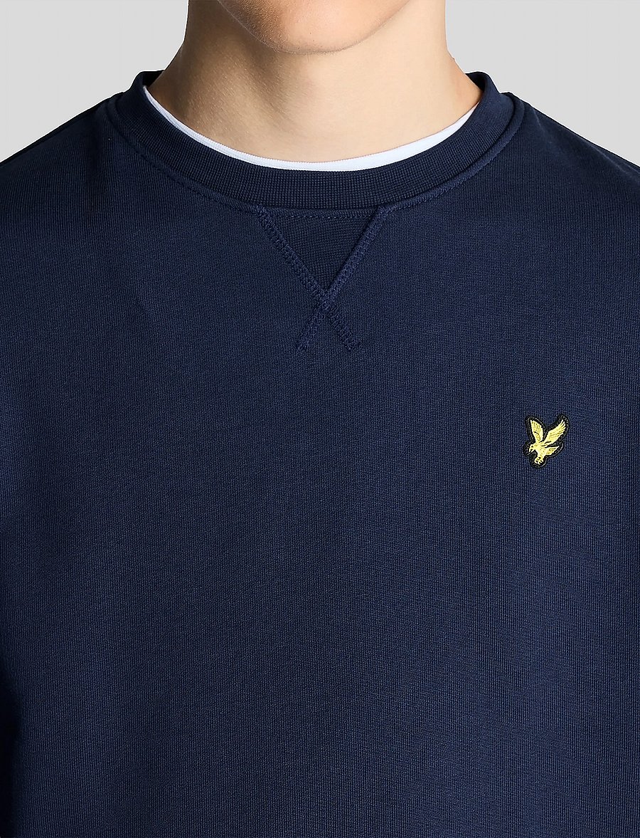 Lyle & Scott - Crew Neck Sweatshirt - dressipluusid - z99 navy - 5