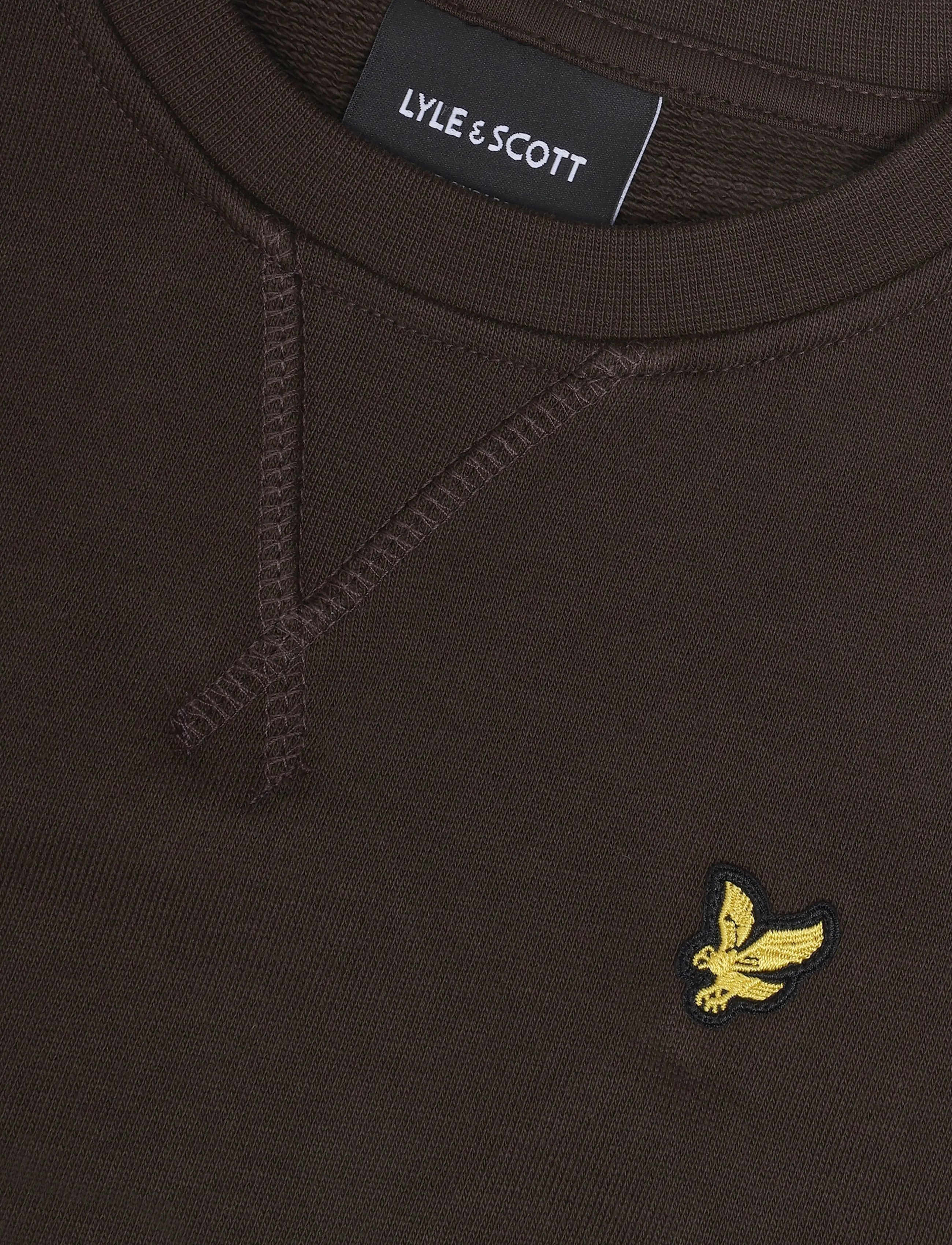 Lyle & Scott - Crew Neck Sweatshirt - dressipluusid - ebony - 2
