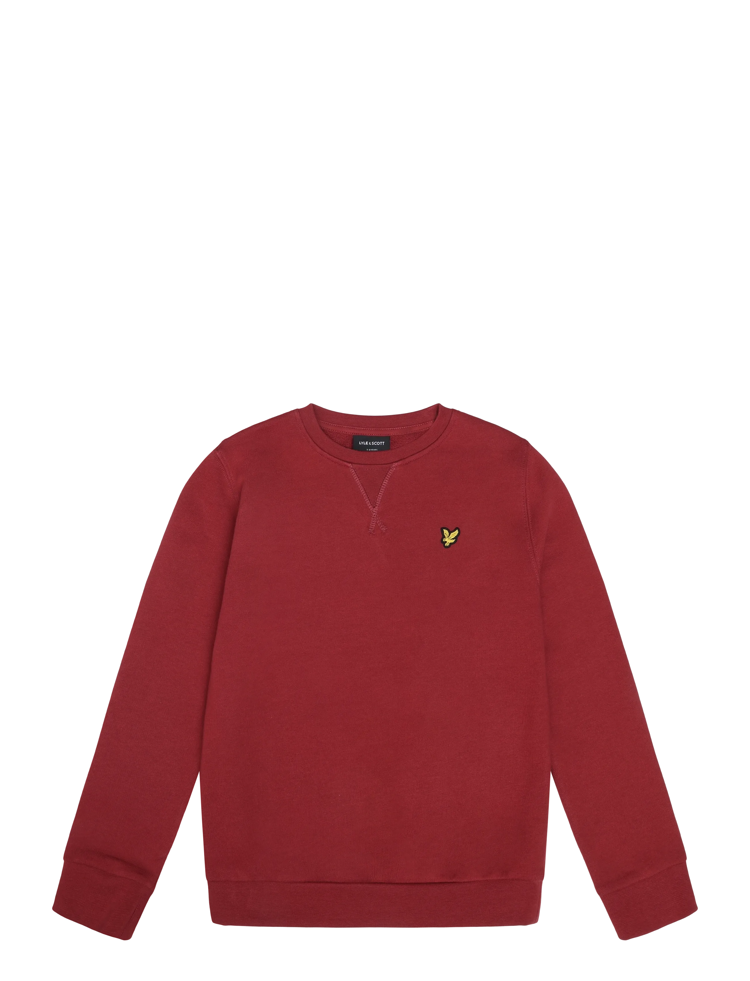 Lyle & Scott Crew Neck Sweatshirt - Sweatshirts - OXBLOOD RED / burgundy