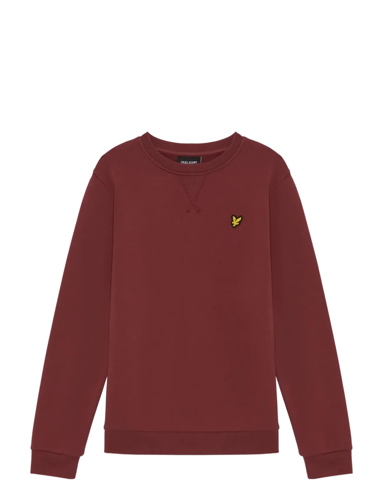Lyle & Scott Crew Neck Sweatshirt - Sweatshirts - OXBLOOD RED / burgundy