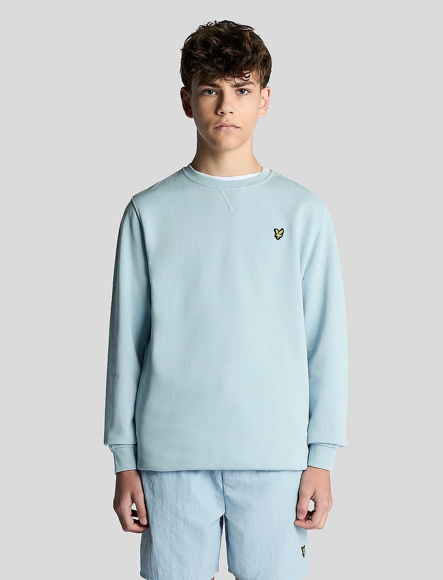Lyle & Scott - Crew Neck Sweatshirt - sweatshirts - w596 opal blue - 0