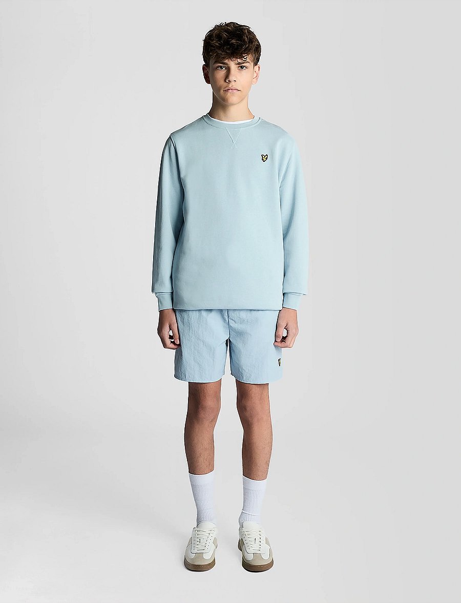 Lyle & Scott - Crew Neck Sweatshirt - sweatshirts - w596 opal blue - 3