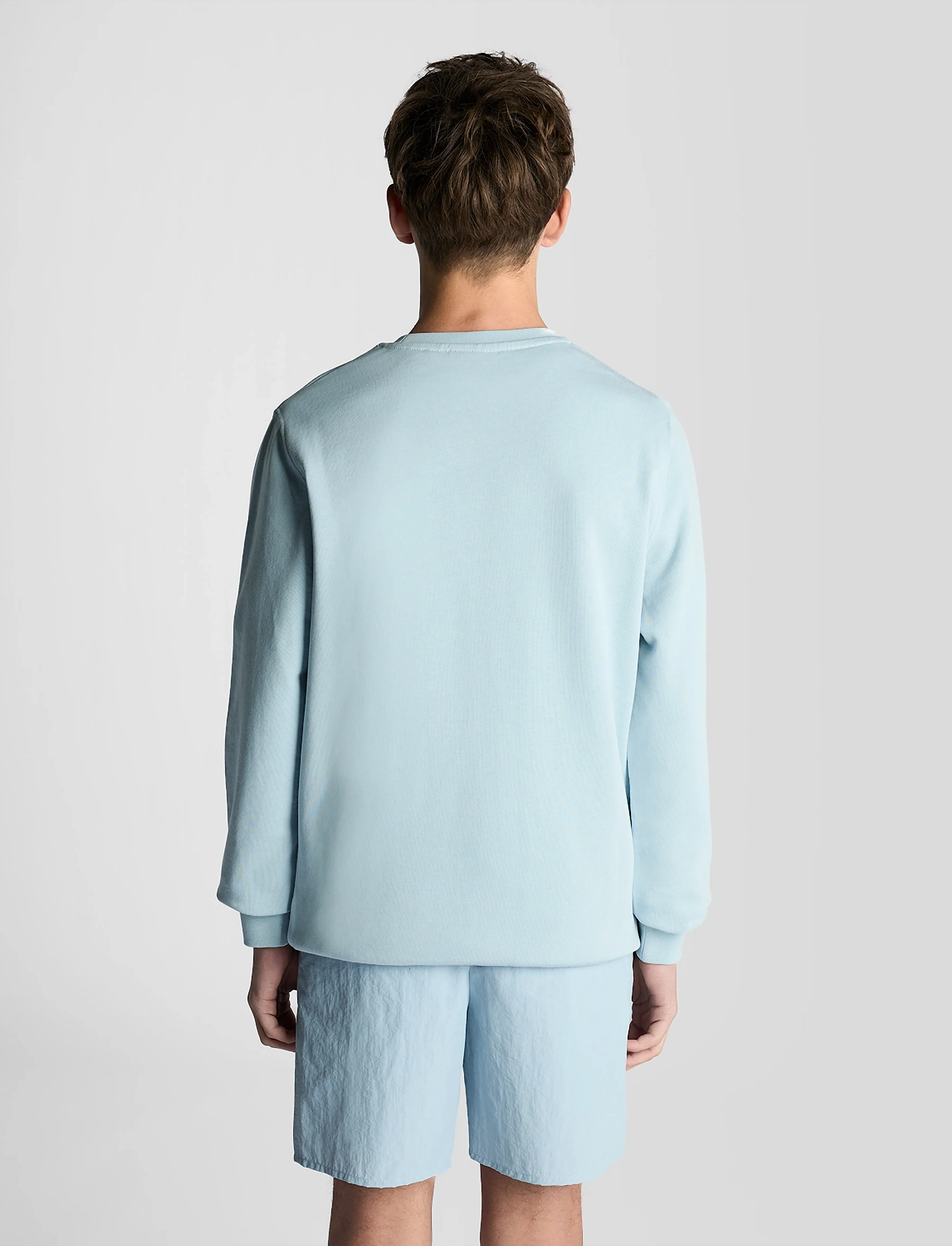 Lyle & Scott - Crew Neck Sweatshirt - sweatshirts - w596 opal blue - 4
