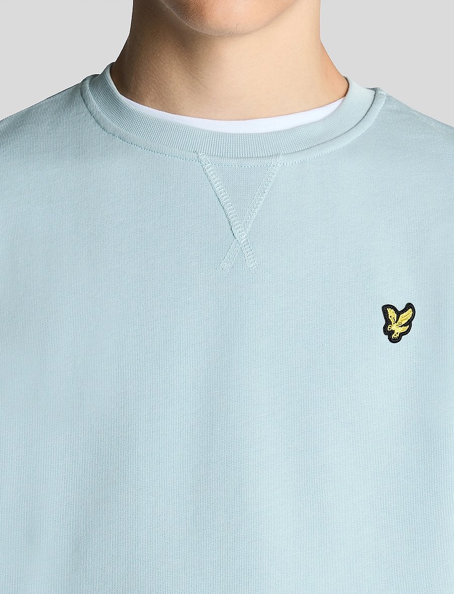 Lyle & Scott - Crew Neck Sweatshirt - sweatshirts - w596 opal blue - 5