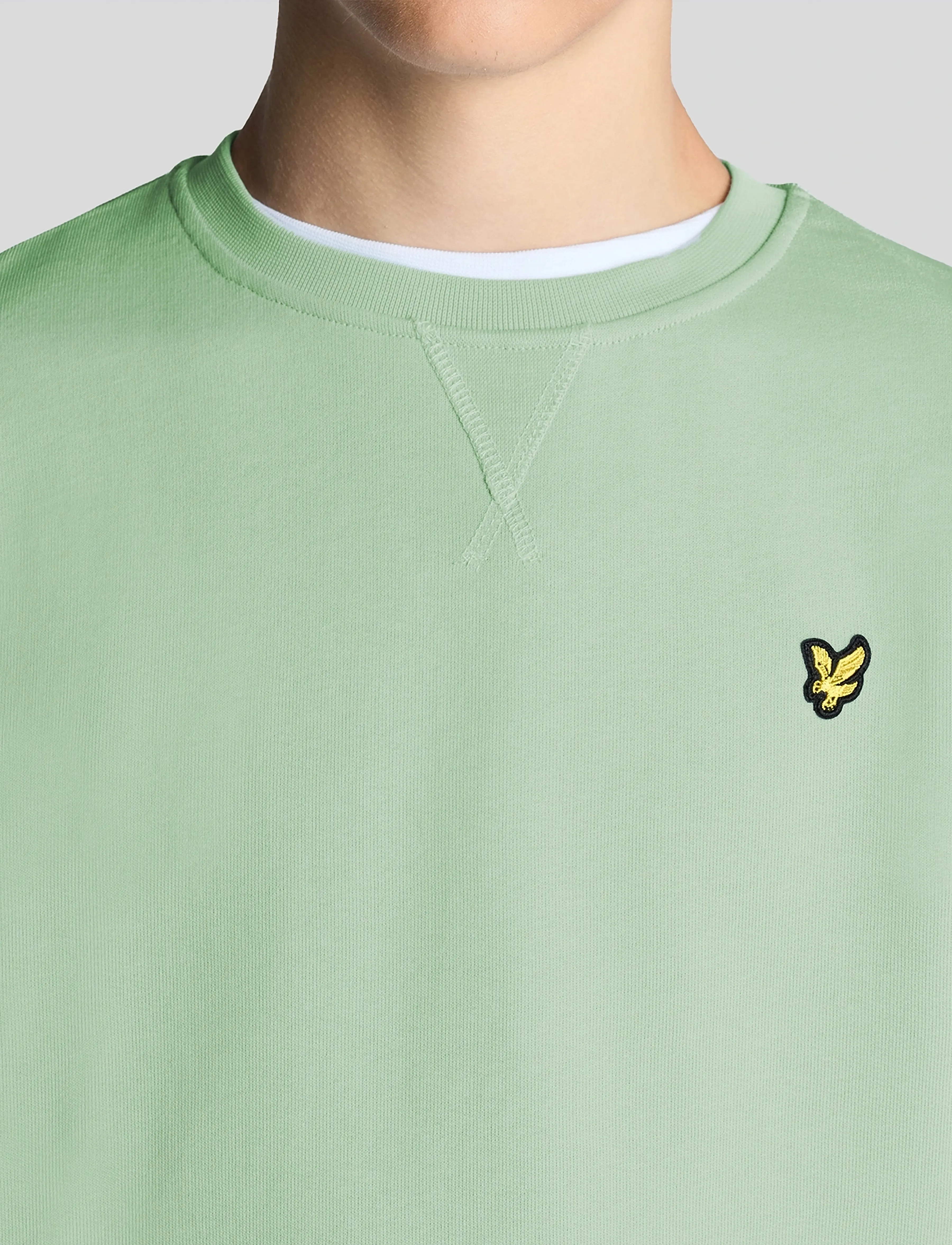 Lyle & Scott - Crew Neck Sweatshirt - sweatshirts - w907 turquoise shadow - 5