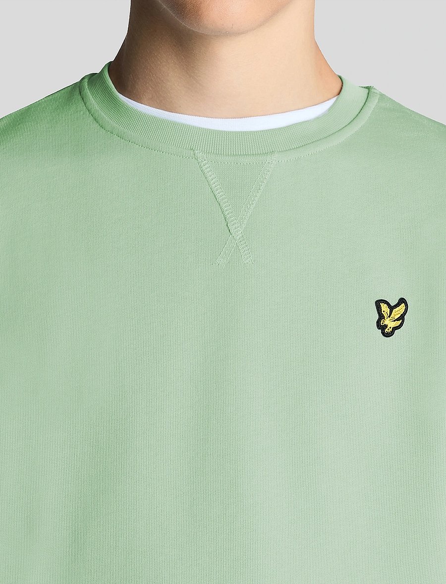 Lyle & Scott - Crew Neck Sweatshirt - sweatshirts - w907 turquoise shadow - 5