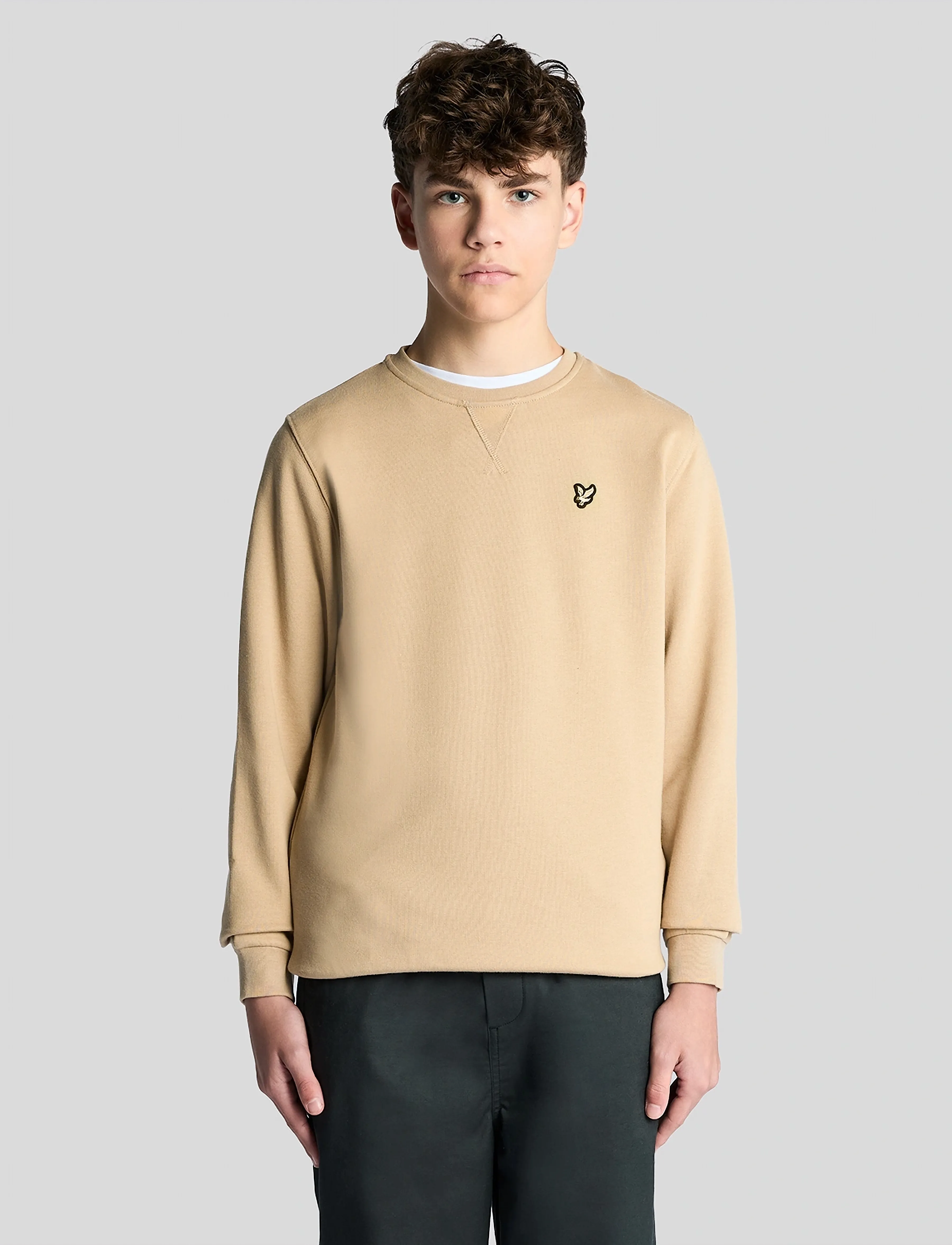 Lyle & Scott Crew Neck Sweatshirt - Sweatshirts - X37 DARK SAND / beige